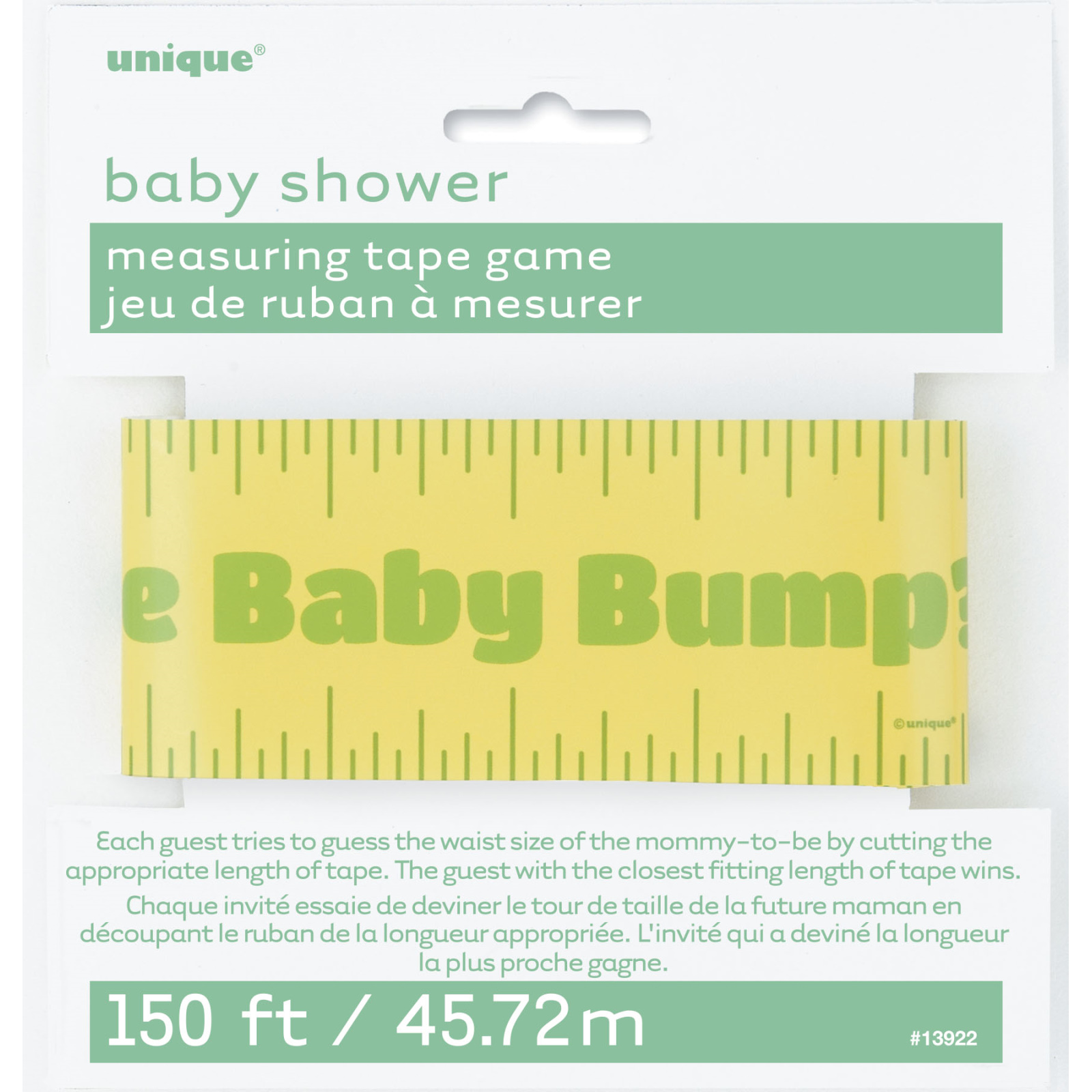 Baby Bump Measuring Tape Game