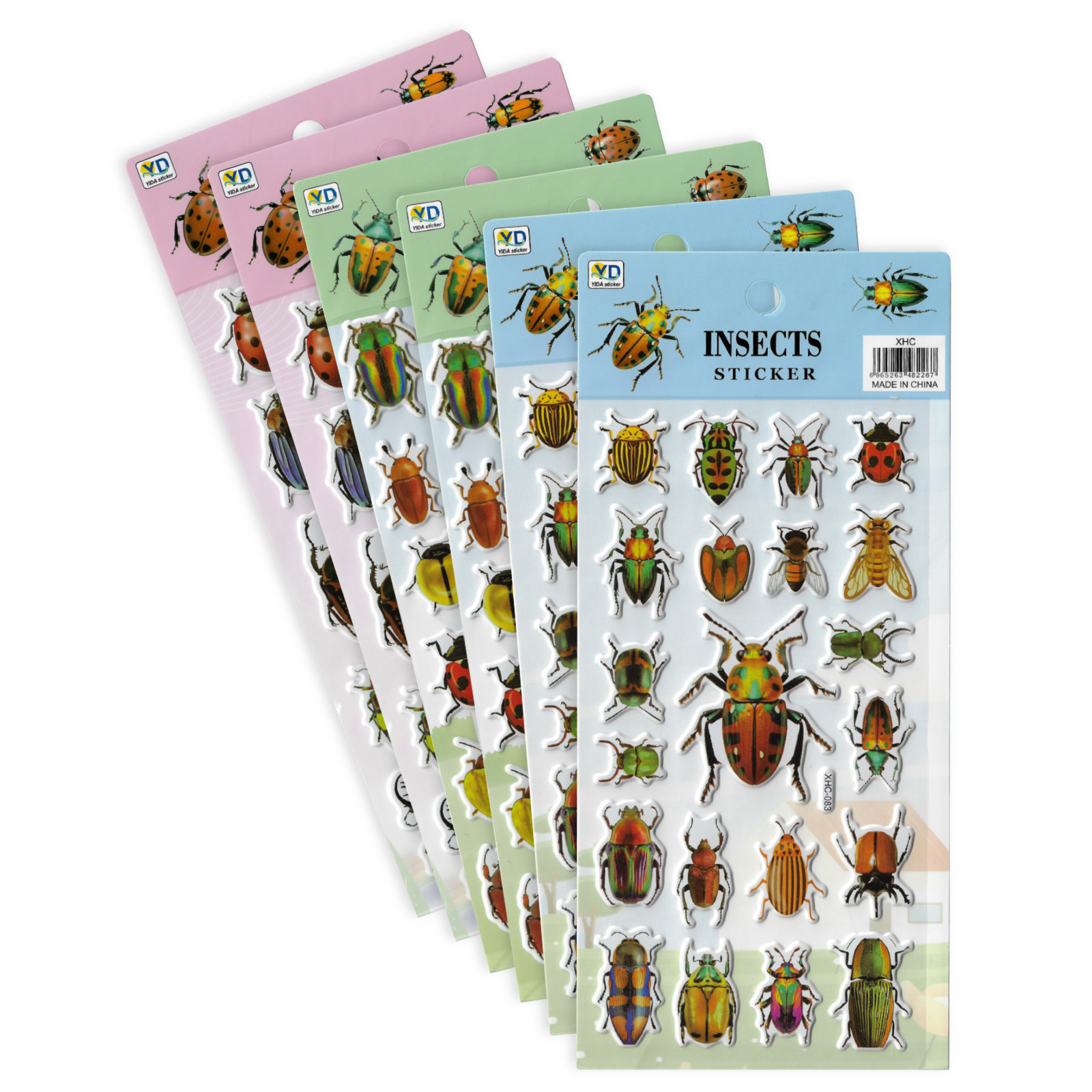 Insect Stickers (6 Sheets)