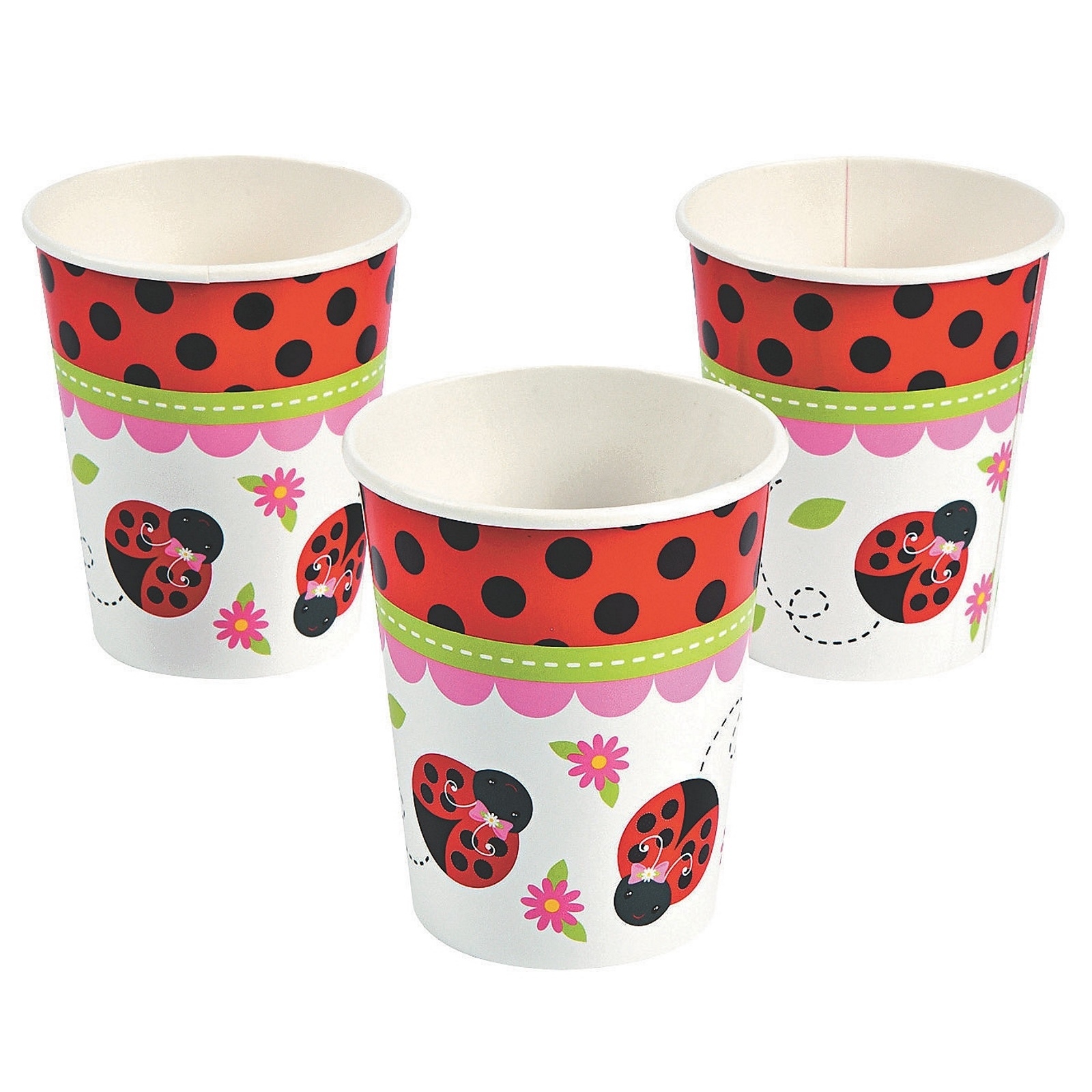 Little Ladybug Paper Cups (Pack of 8)