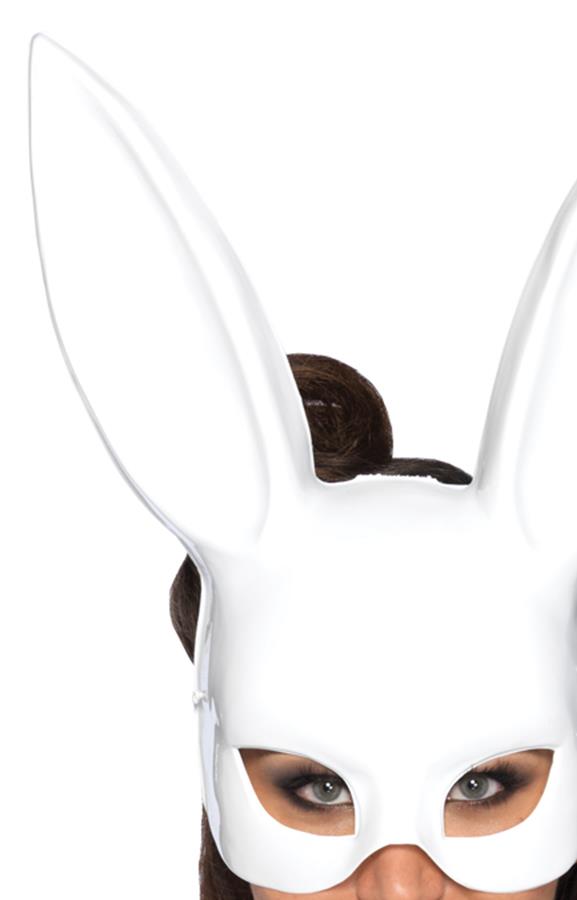 Rabbit White Adult Mask