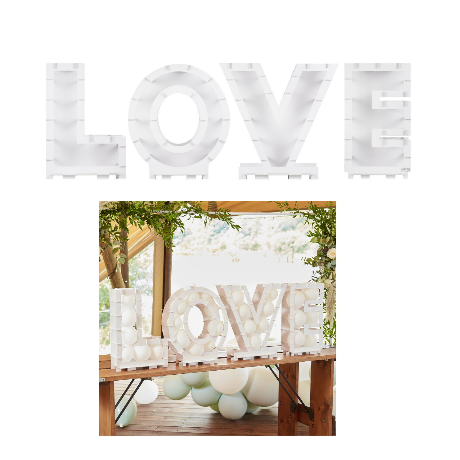 Ginger Ray Love Balloon Mosaic Frame