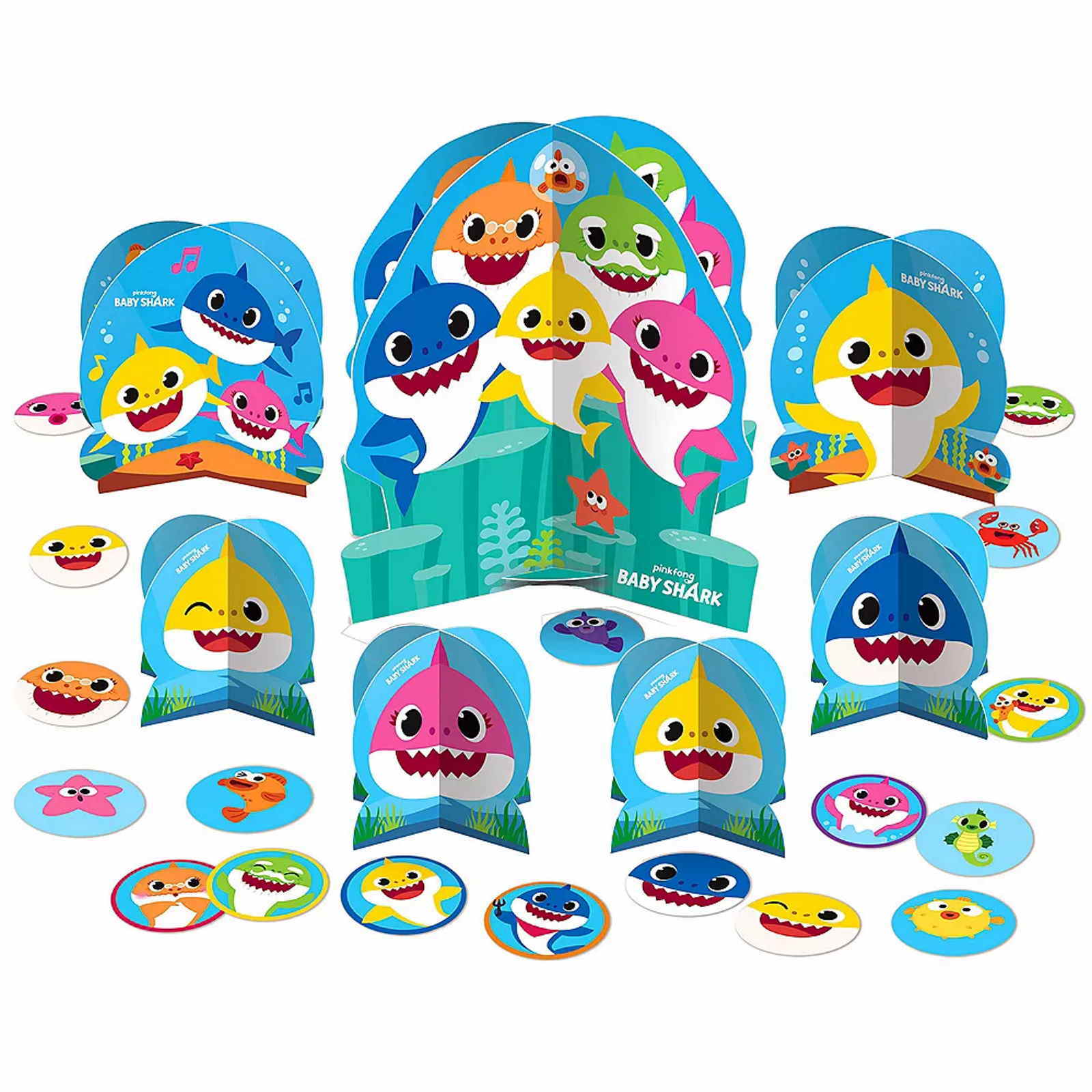 Baby Shark Table Decorating Kit