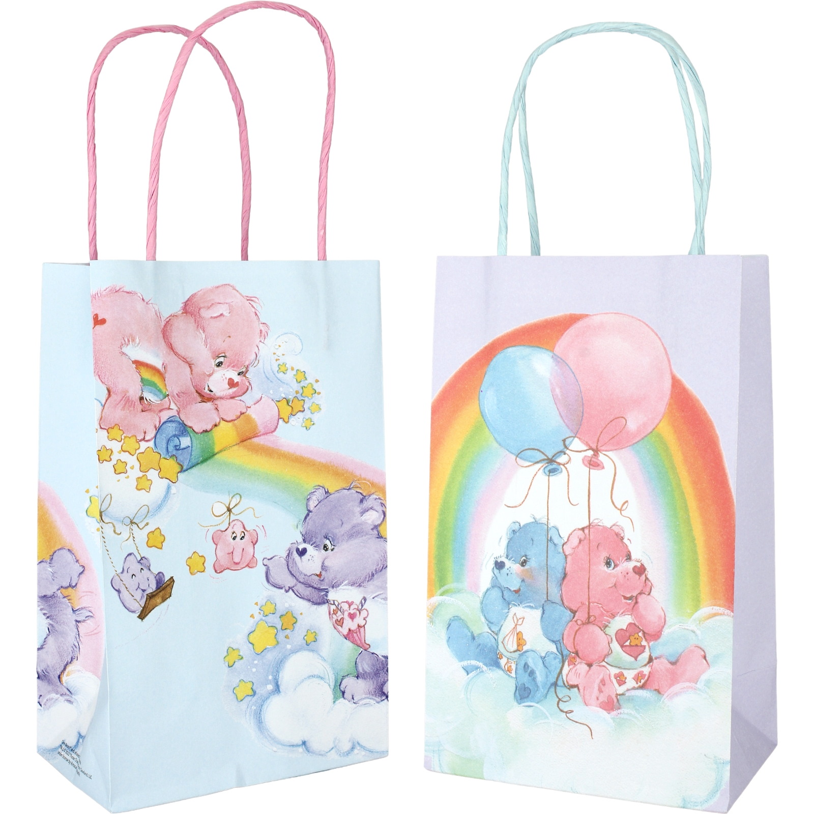 Care Bears Paper Gift Bags 21.5cm (Pack of 8)