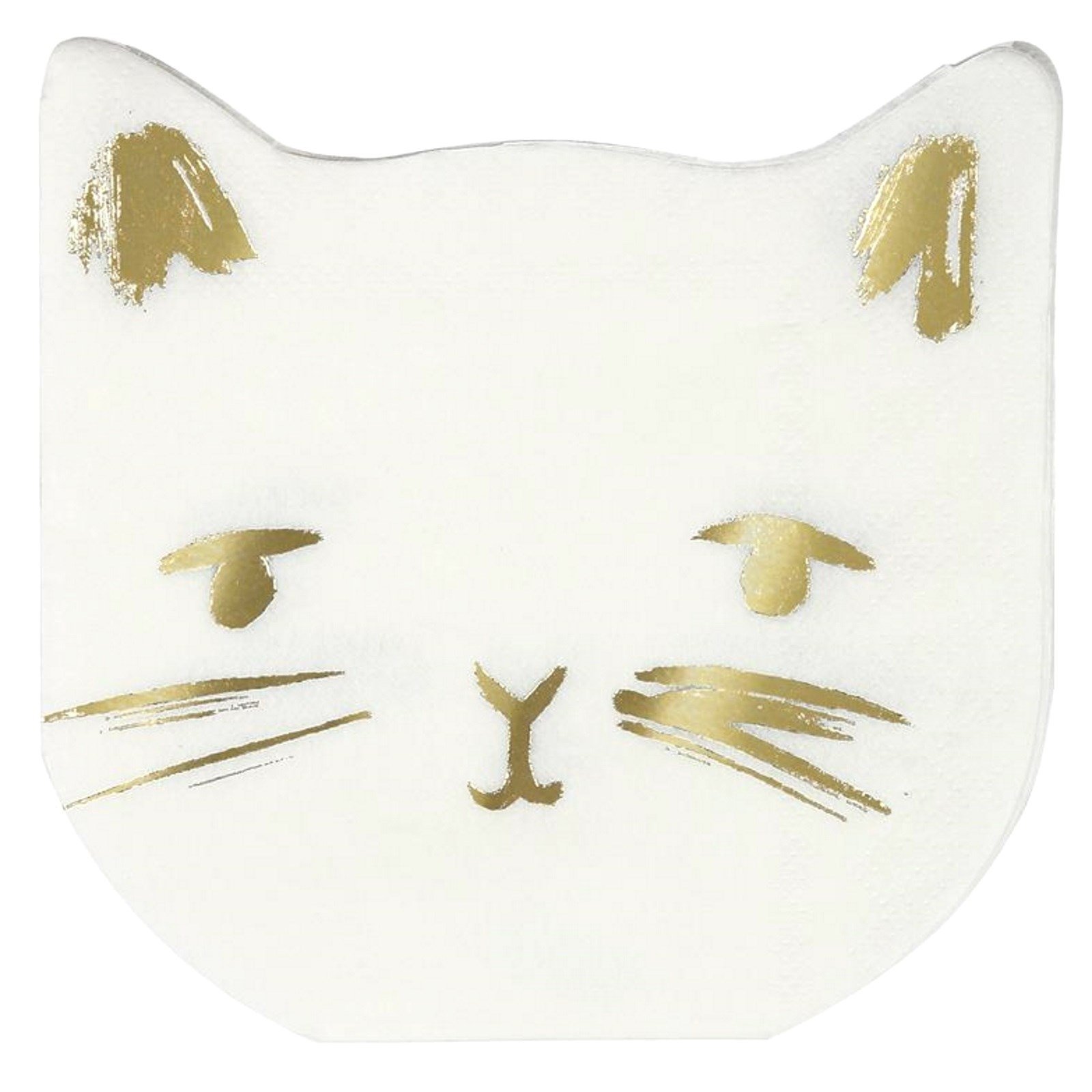 Meri Meri Cat Napkins / Serviettes (Pack of 16)