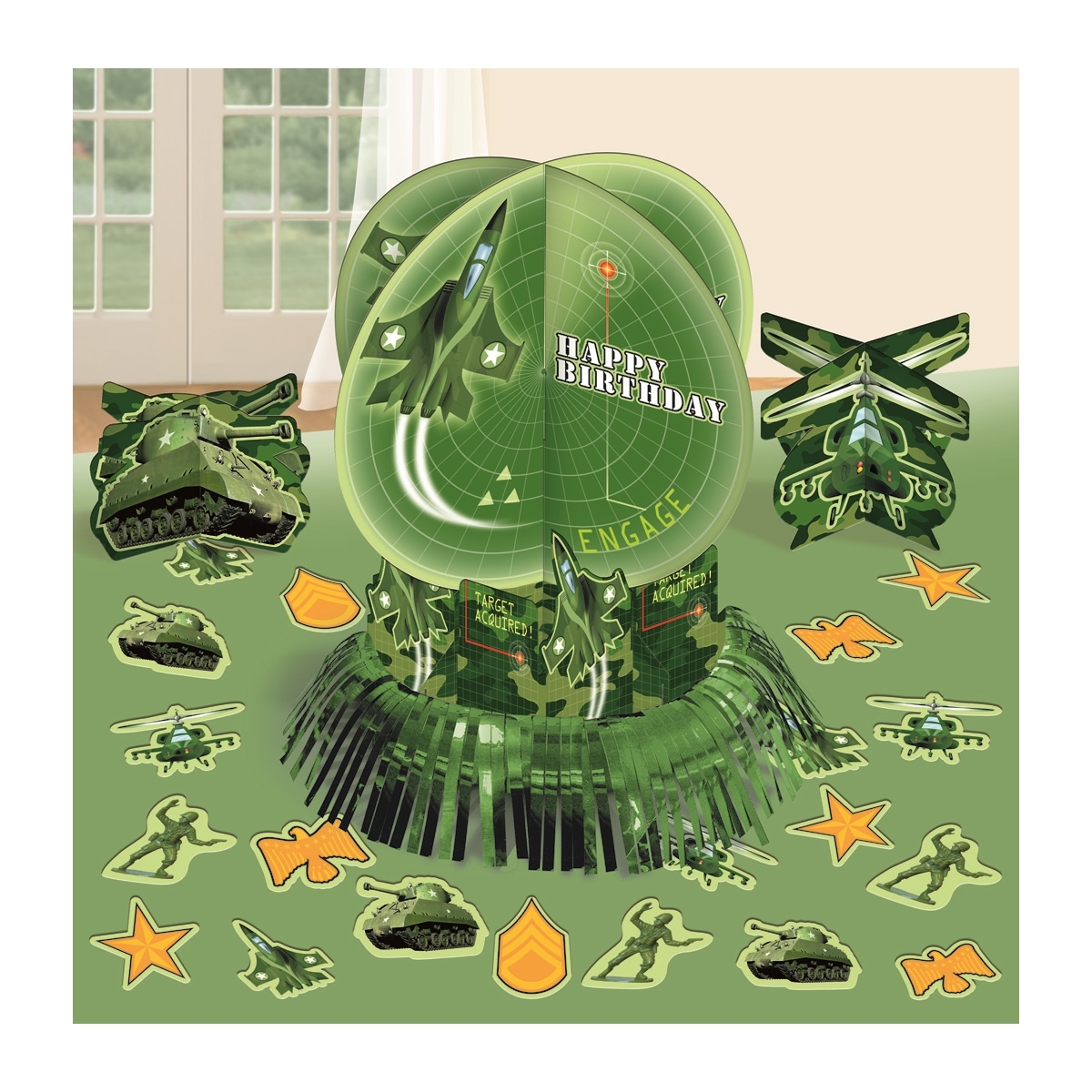 Camouflage Table Decorating Kit
