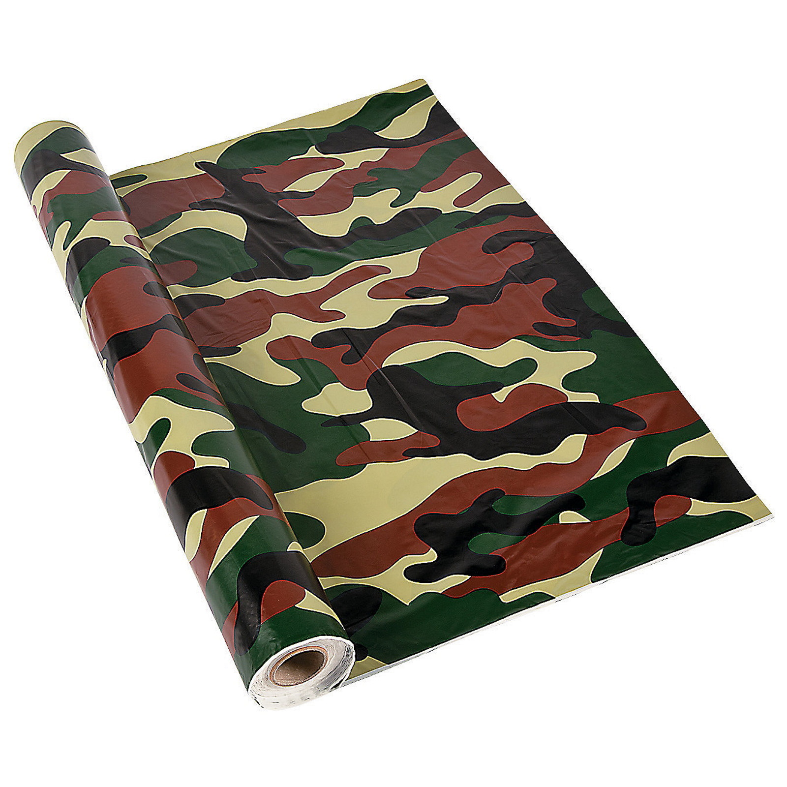 Army Party Camouflage Plastic Table Roll Tablecloth 30M