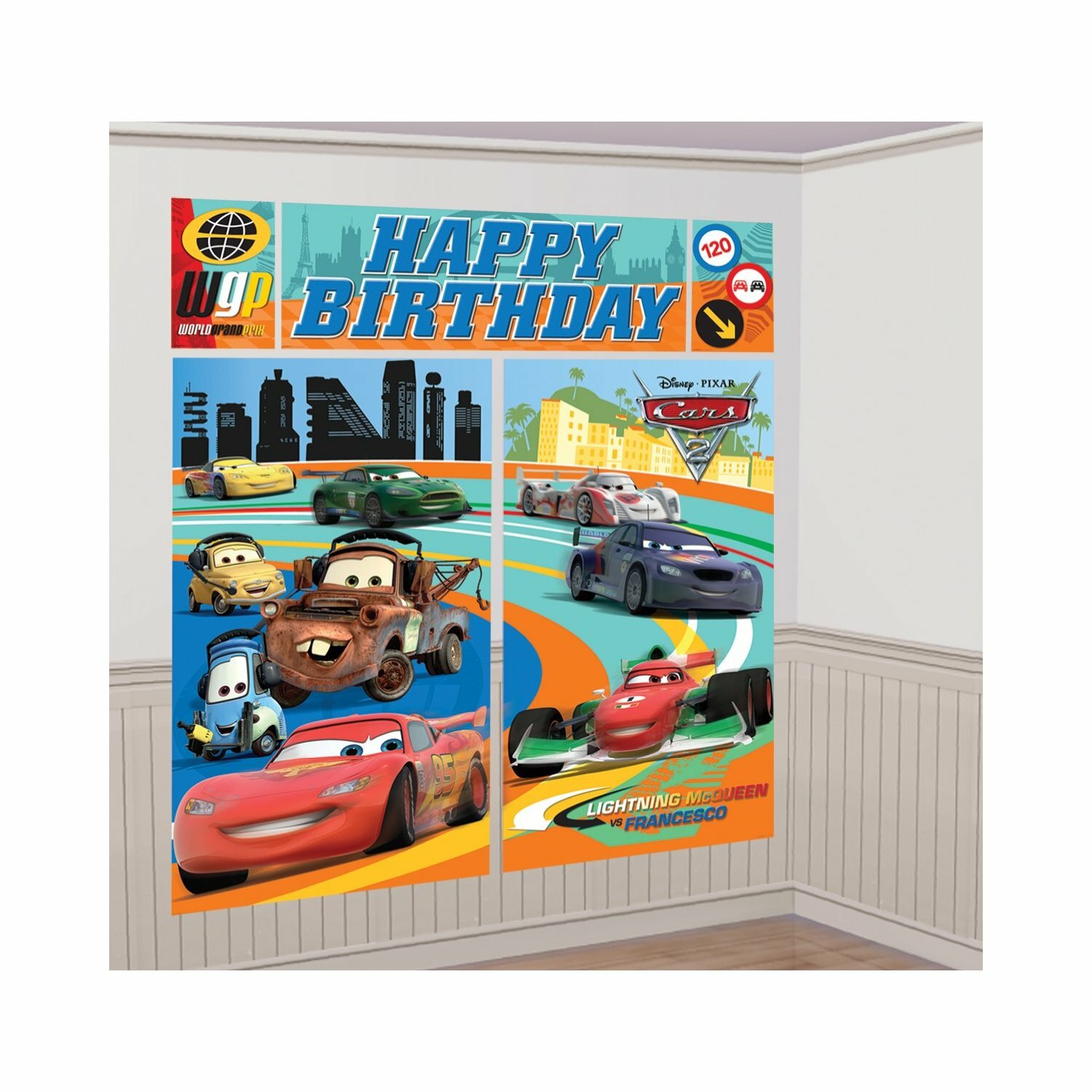 Cars Scene Setter Wall Decorations