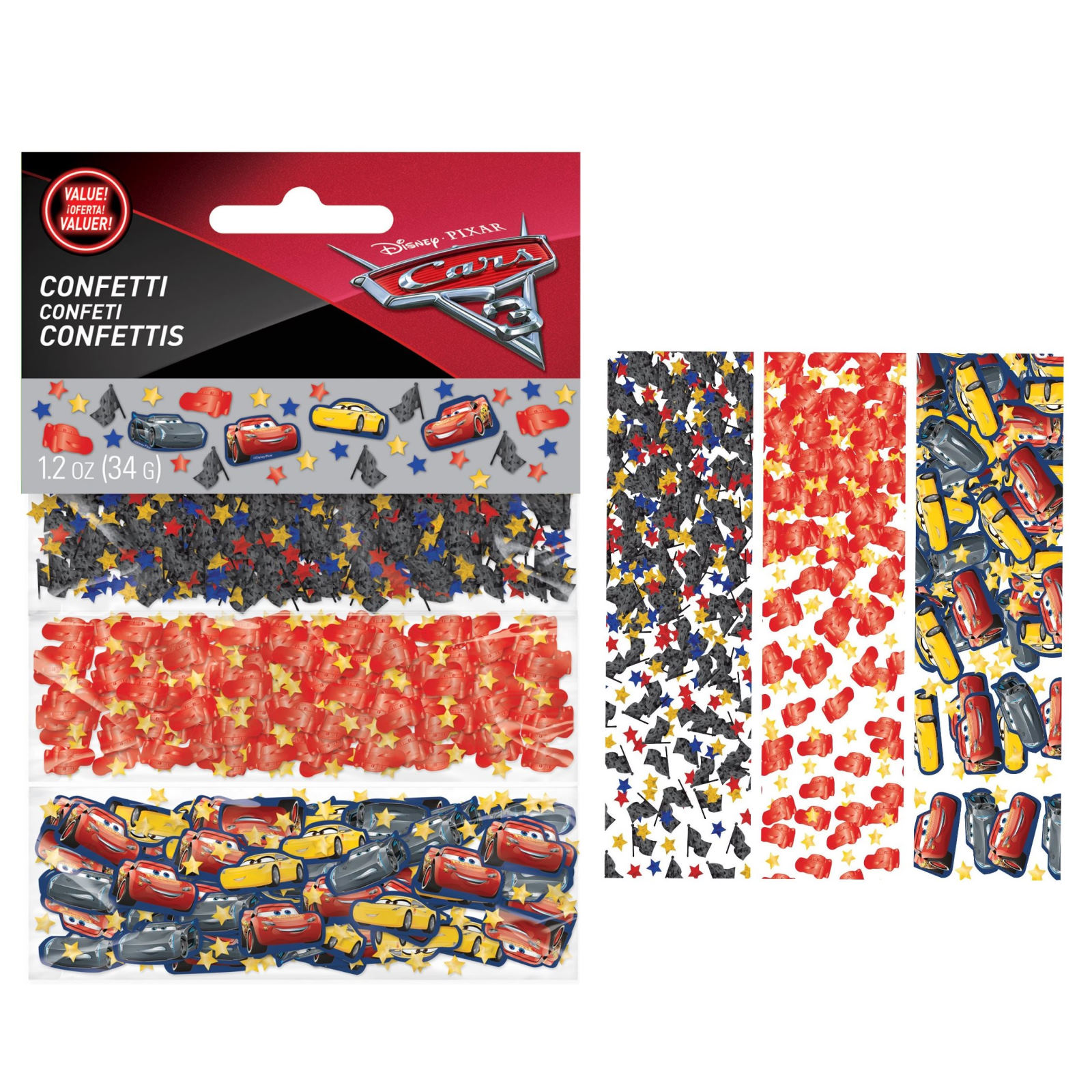 Cars 3 Confetti/Table Scatters
