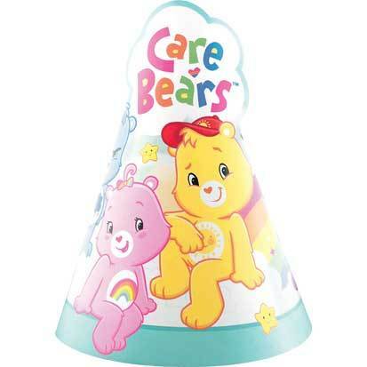 Care Bears Party Hats (Pack of 8)