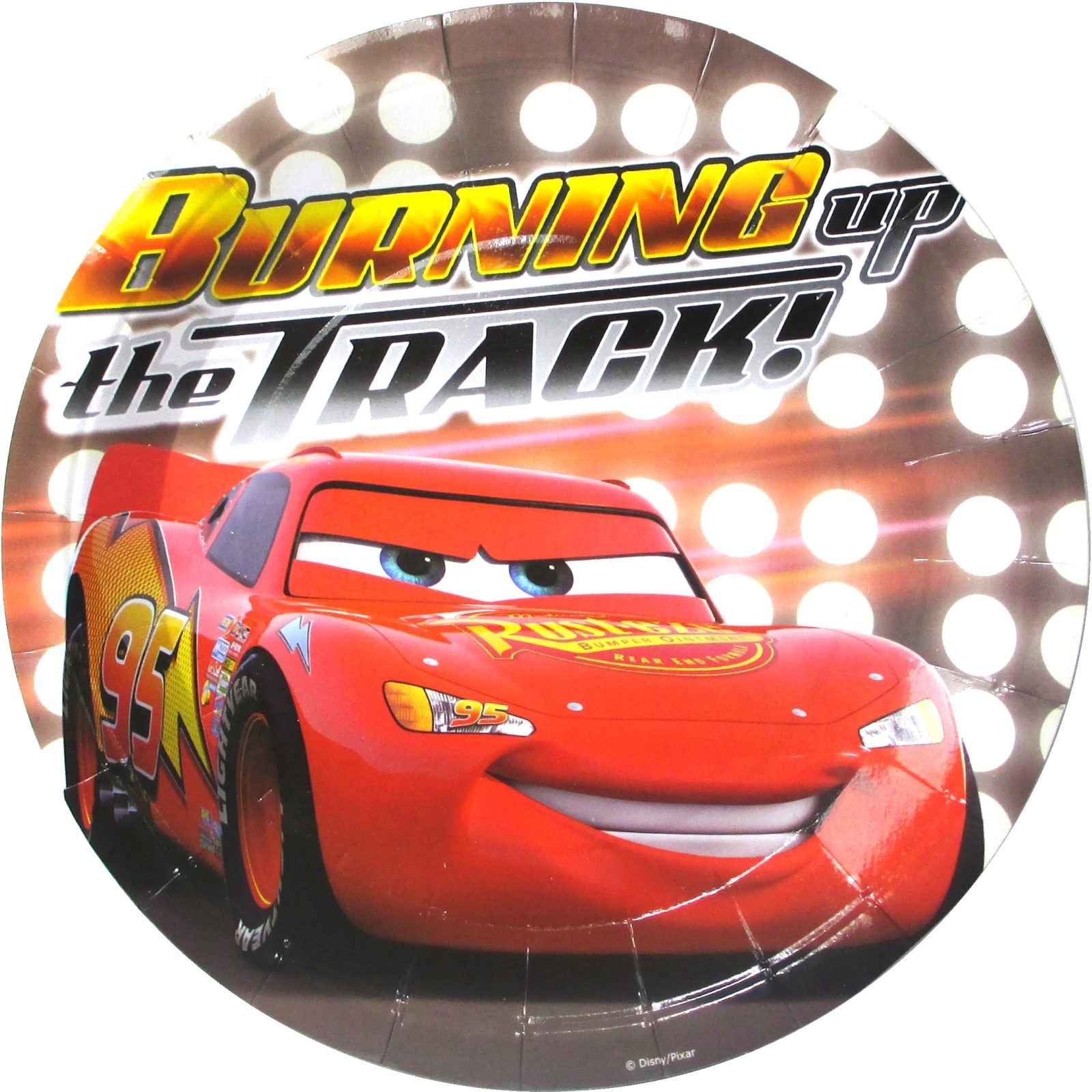 Cars Large Paper Plates (Pack of 8)