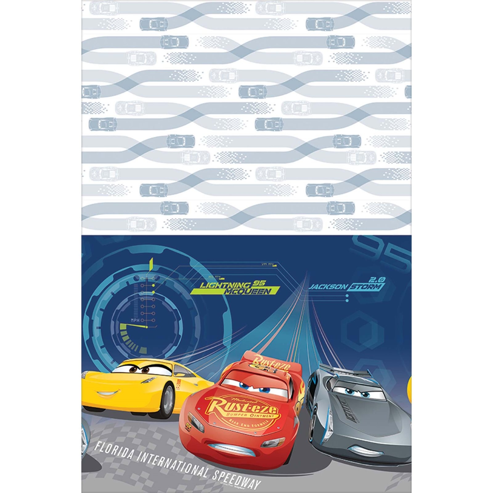 Cars 3 Plastic Tablecloth