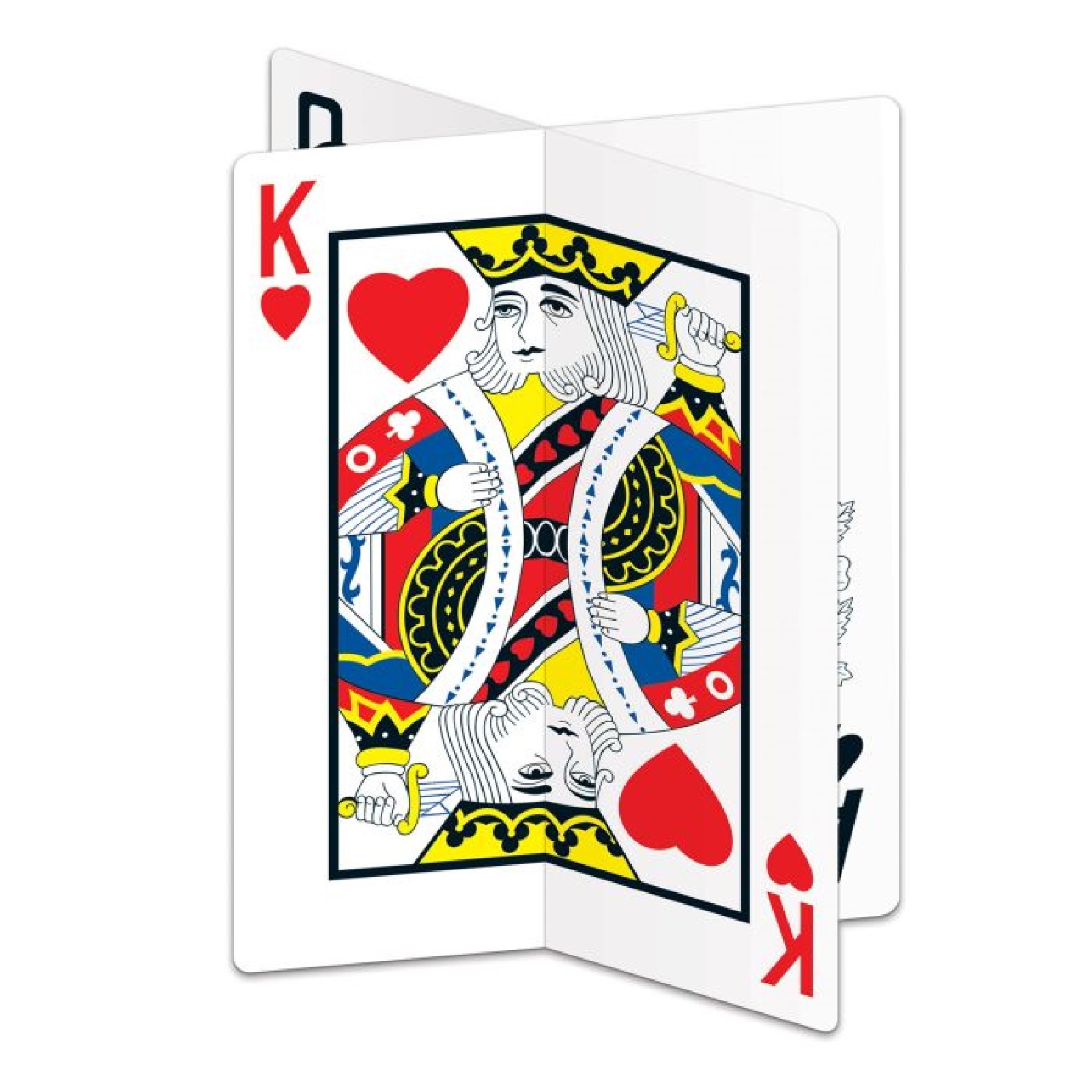 3D Playing Card Centrepiece 