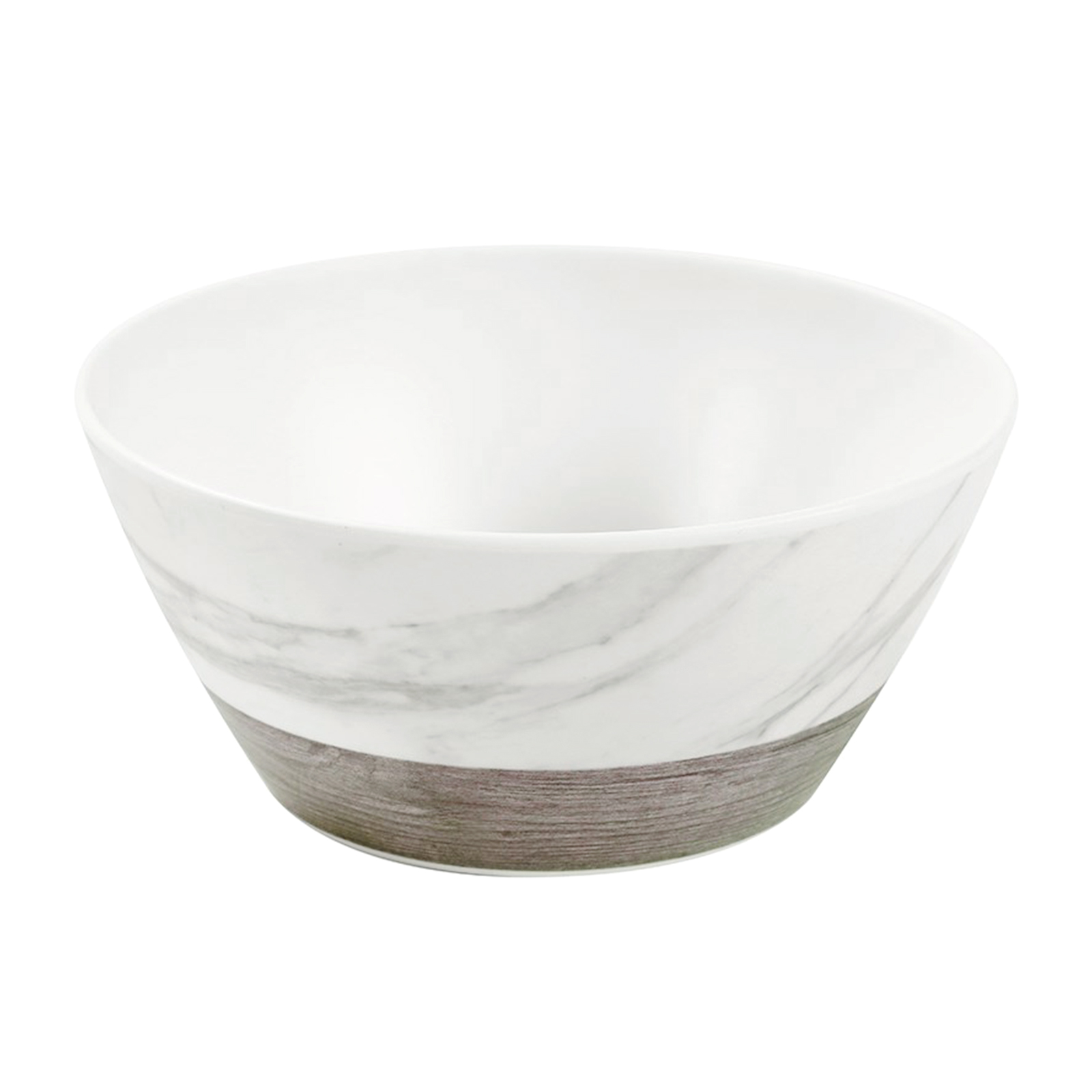 Endwood Marble Grain Round Melamine Serving Bowl 15cm