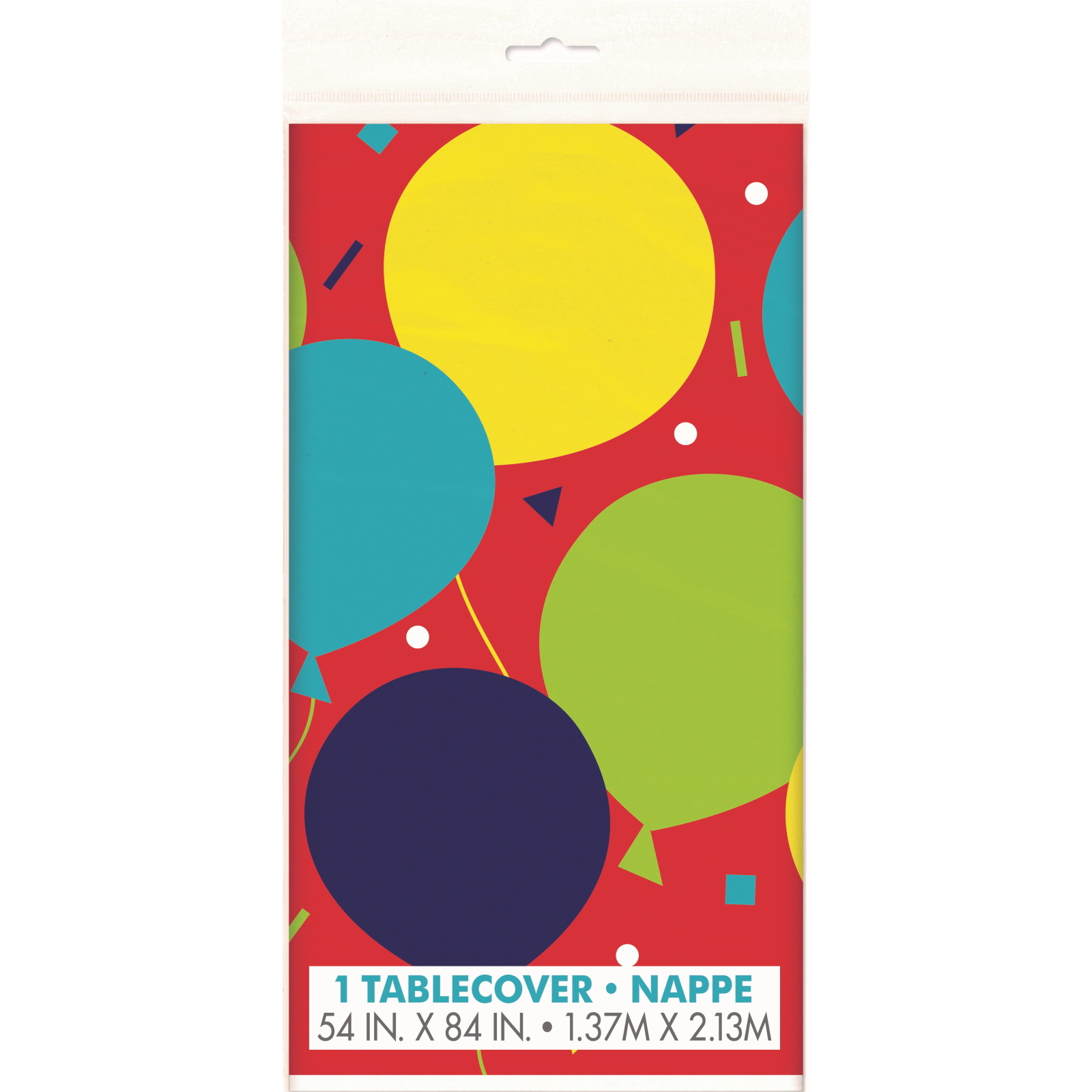 Balloon Party Plastic Tablecloth