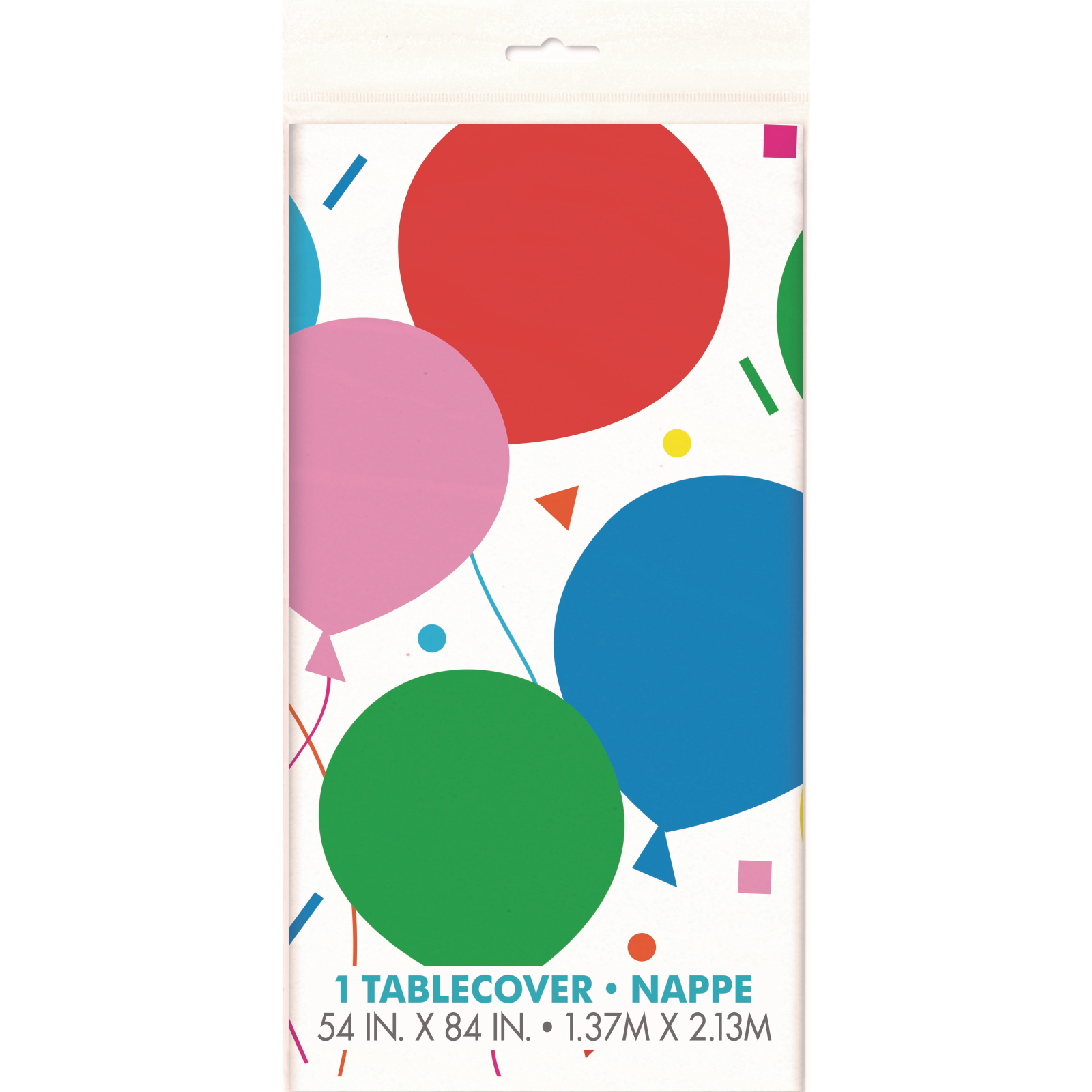 Colourful Balloons Plastic Tablecloth