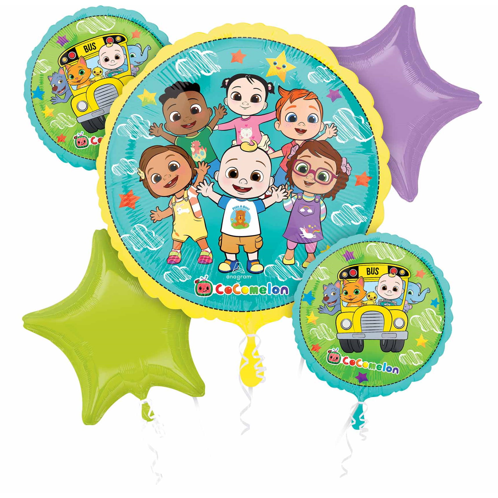 CoComelon Helium Balloon Bouquet