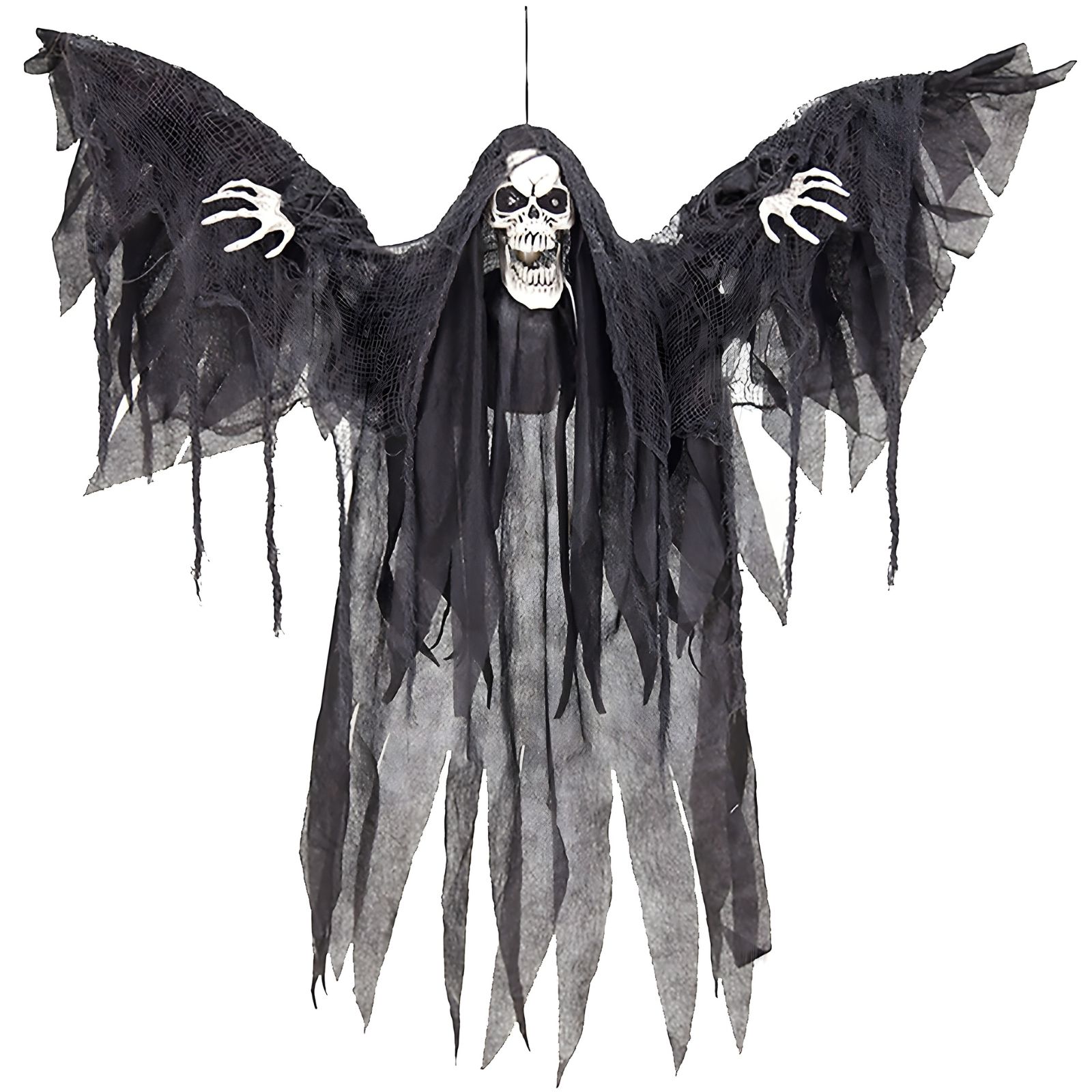 Animated Hanging Reaper Decoration 90cm
