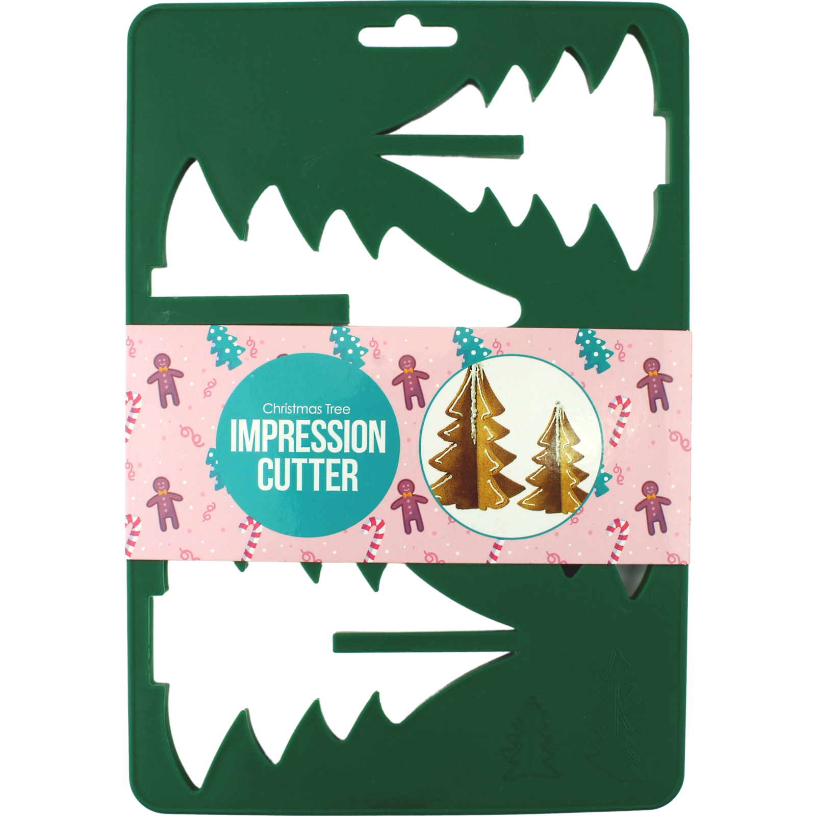 3D Standing Christmas Tree Cookie Cutter Set