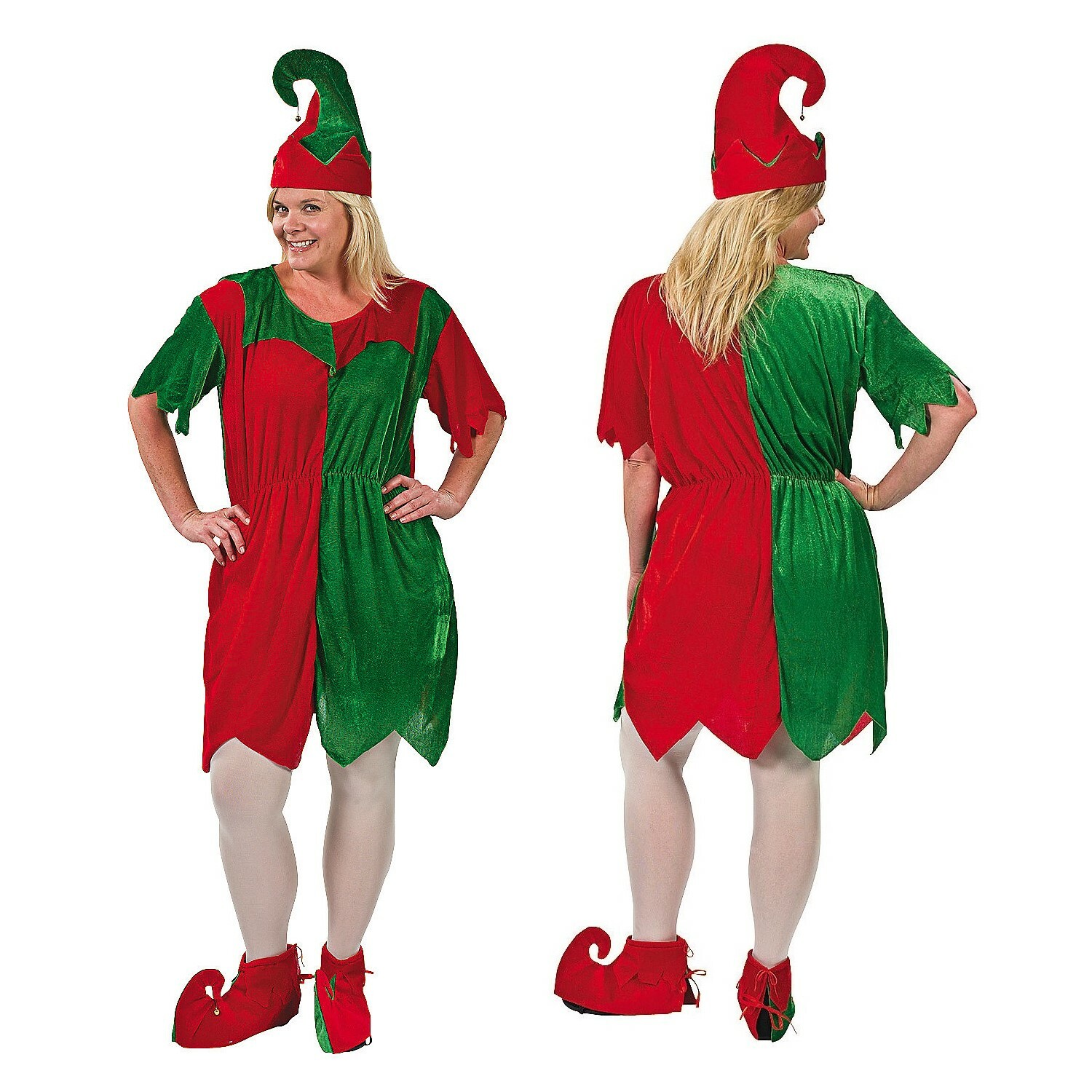Christmas Elf Pixie Costume - Ladies Plus Size