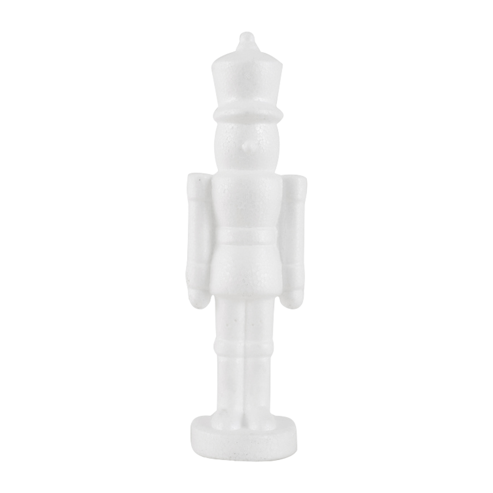 White Styrofoam Nutcracker 33.5cm 