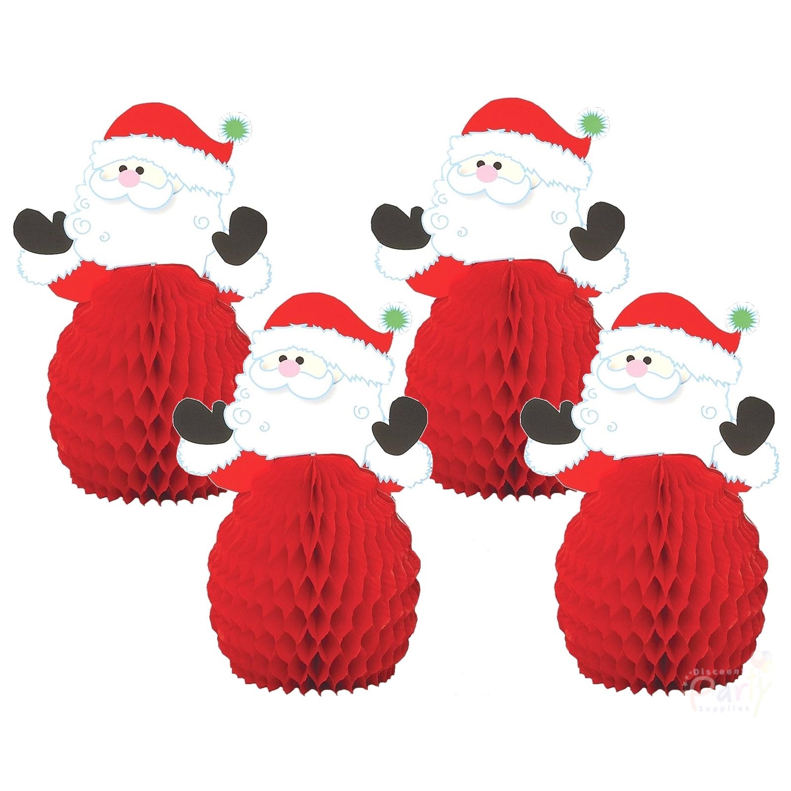 Santa Claus Mini Centrepieces (Set of 4)