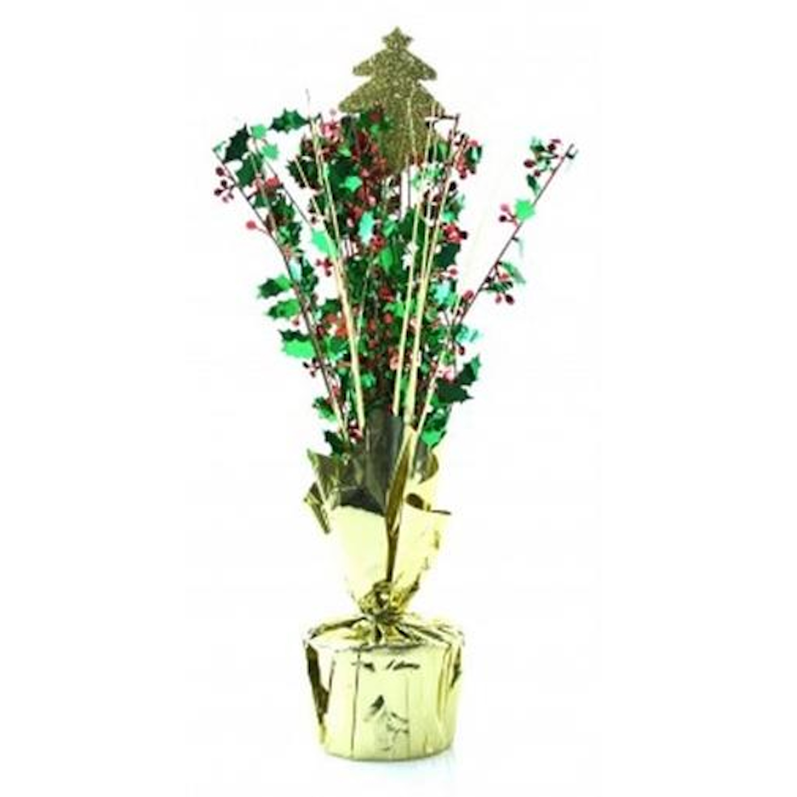 Centrepiece Christmas Tree Holly 40cm