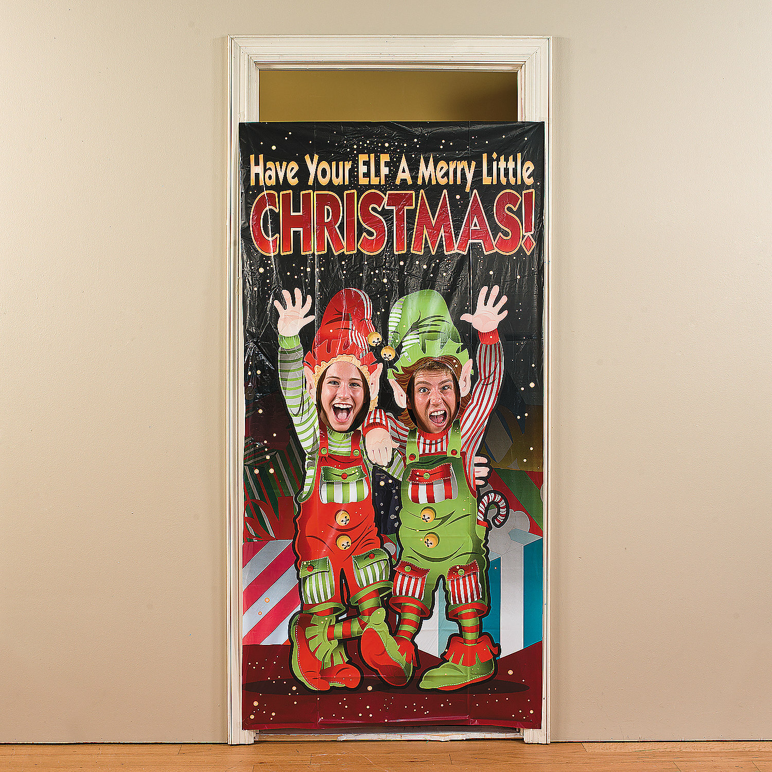 Christmas Elf Photo Door Banner