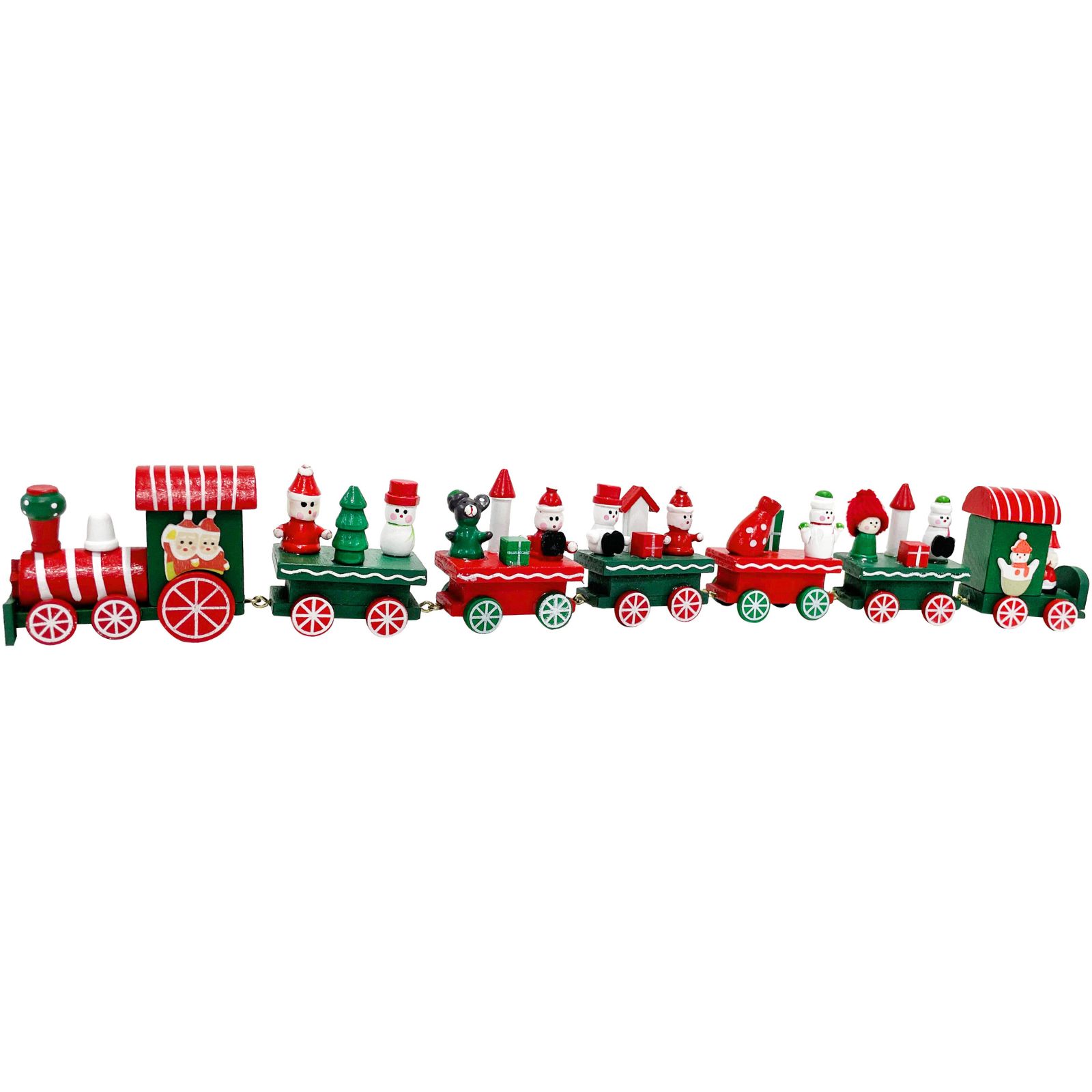 Wooden Christmas Train Decoration