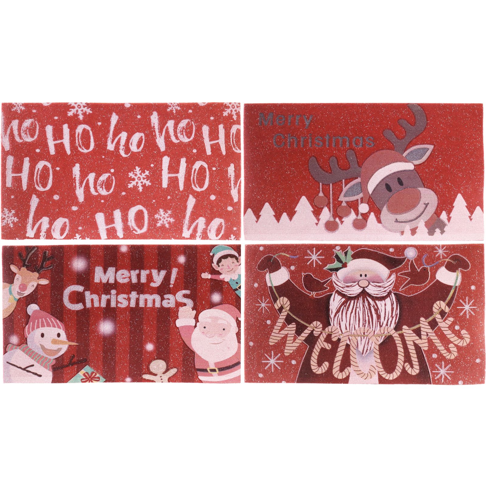Assorted Christmas Doormats 76cm x 43cm (1 only)