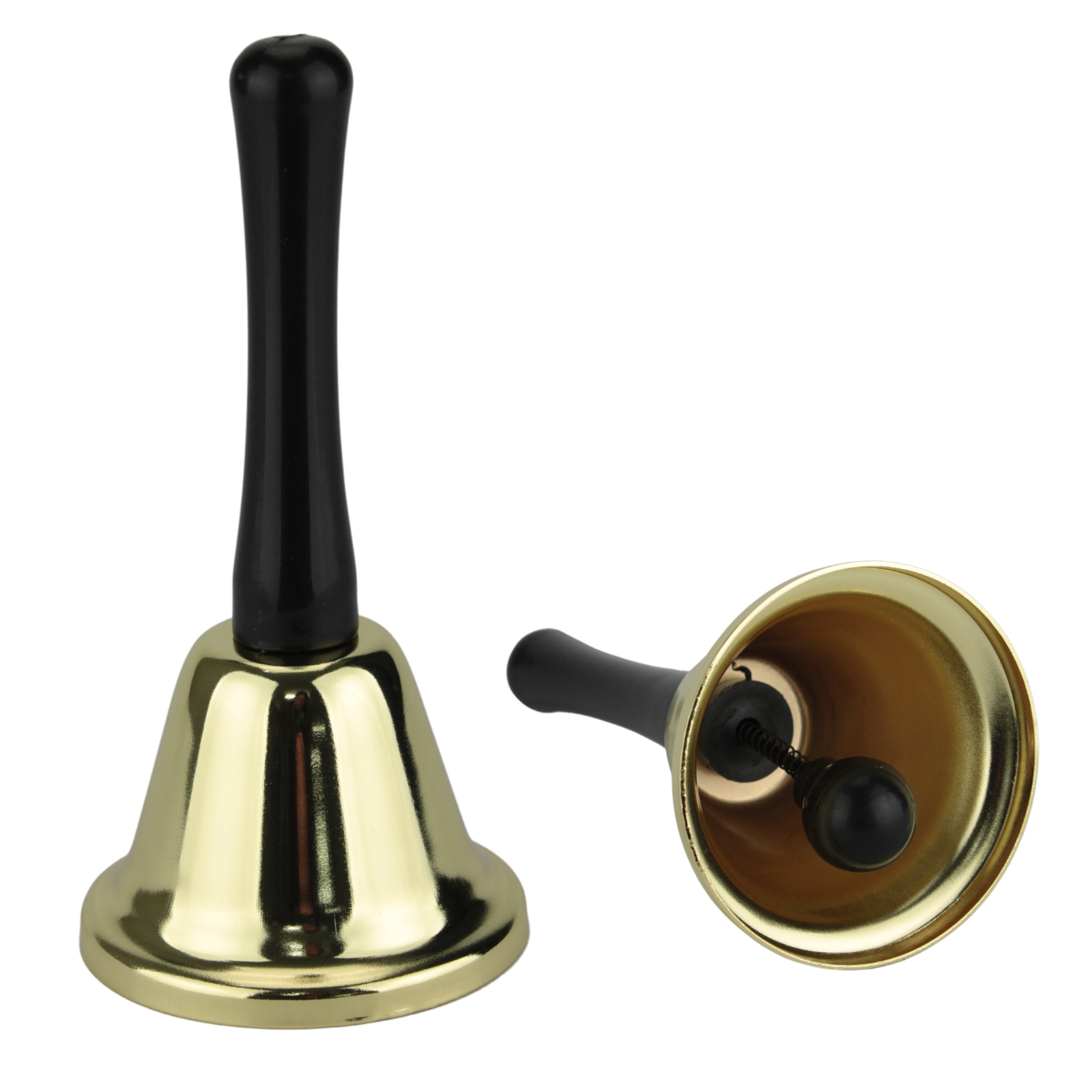 Gold Santa Claus Hand Bell 13cm 
