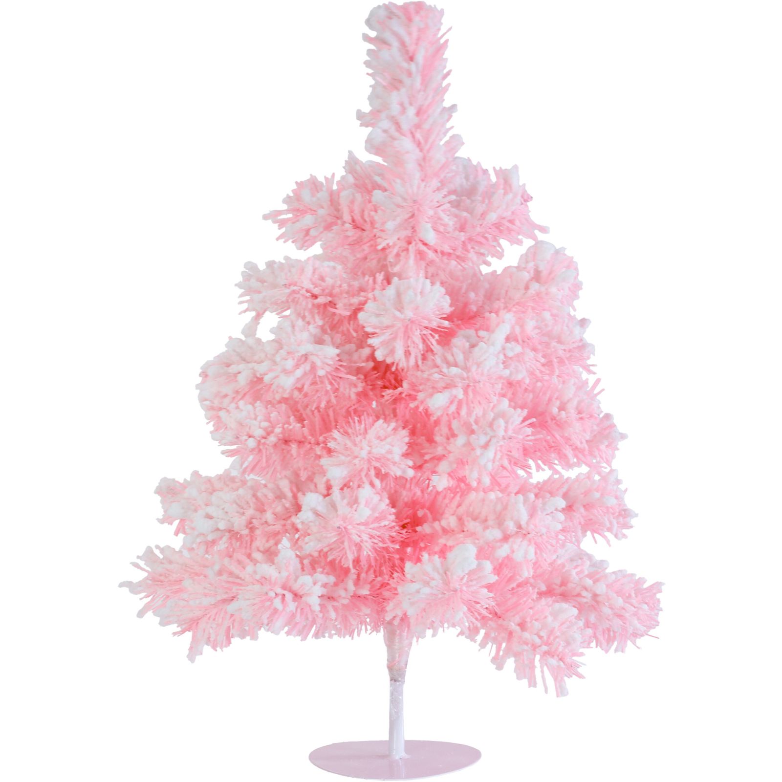 Artificial Pink Snow Tree Decoration 45cm