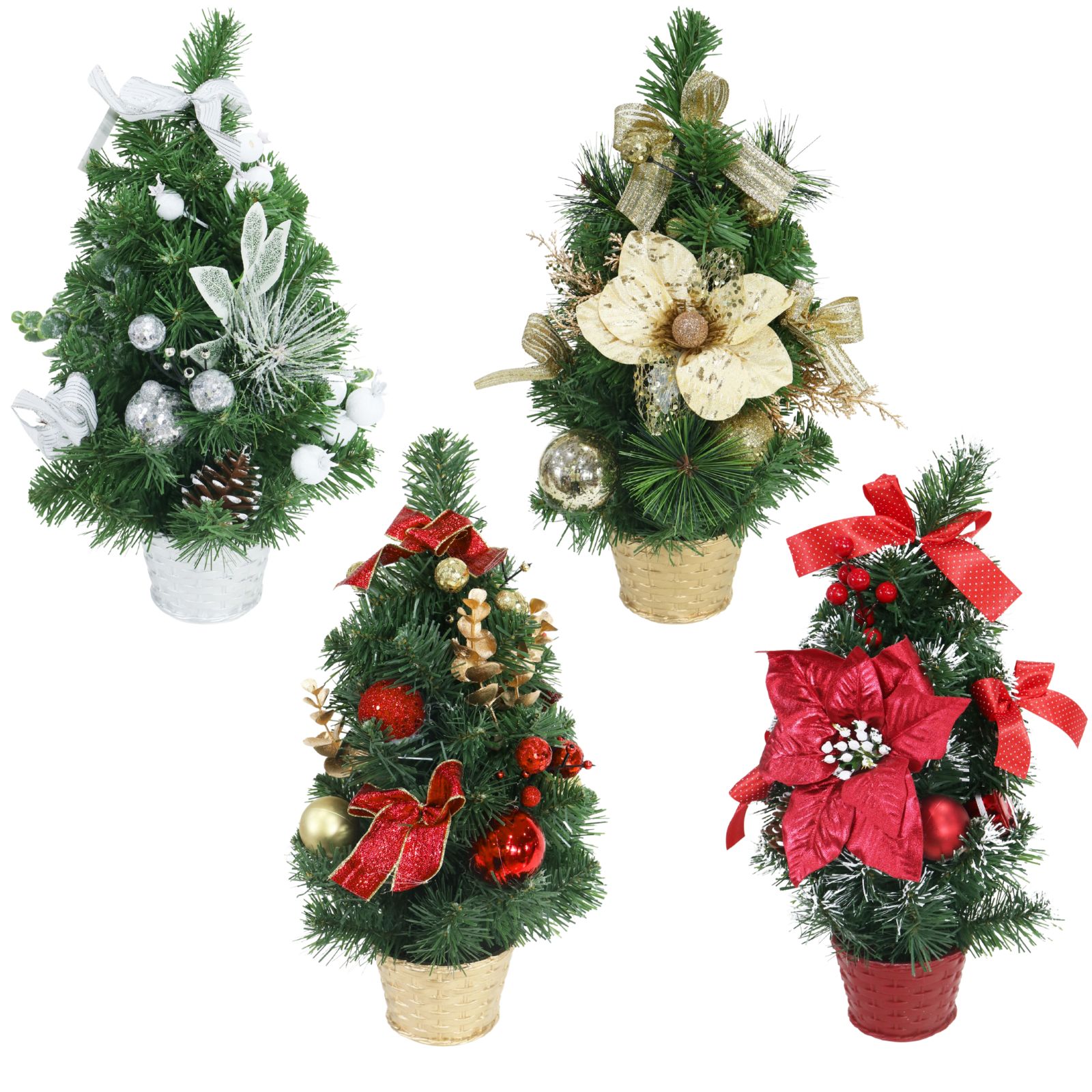 Decorated Artificial Christmas Tree 40cm (1 Only)