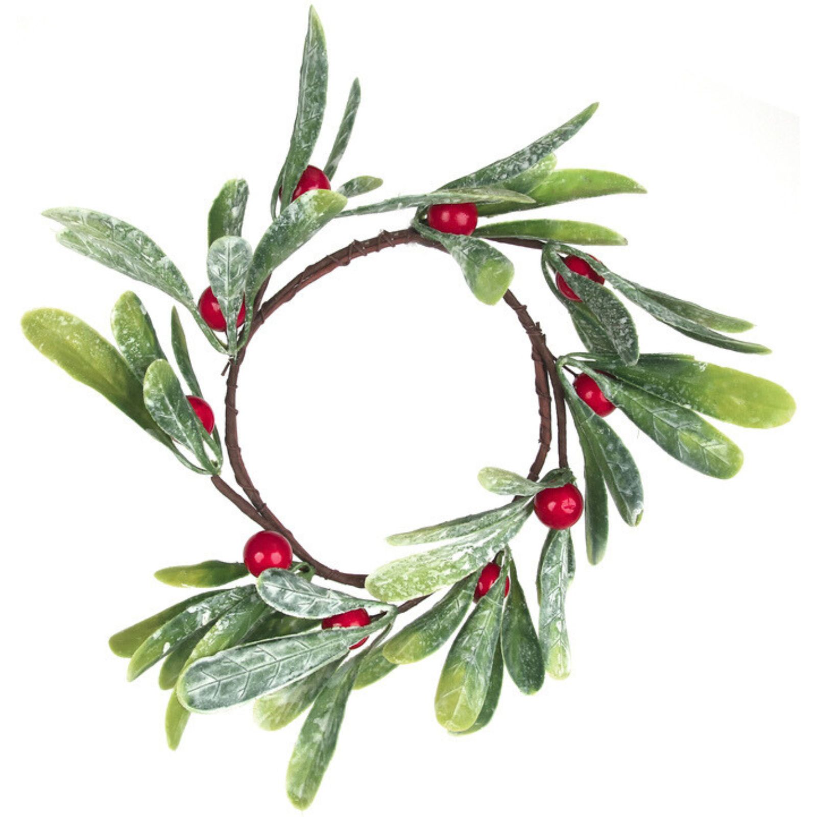 Small Red Berry Wreath Decoration 20cm 