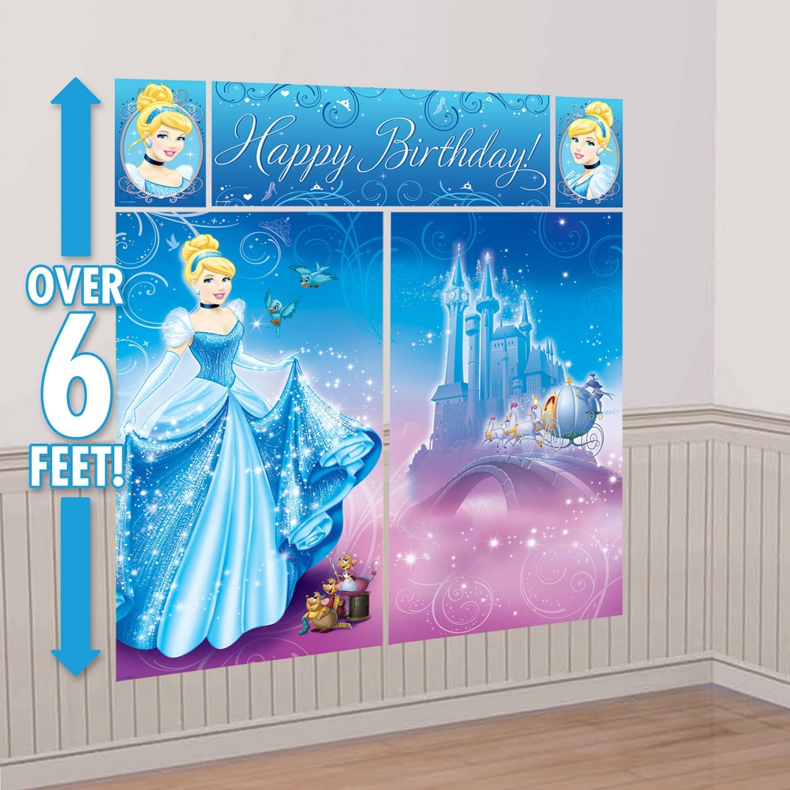 Cinderella Wall Decorating Kit