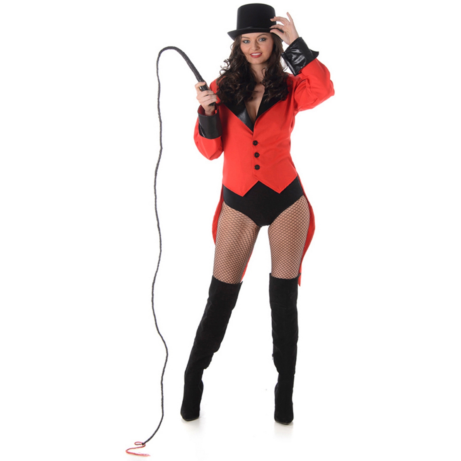 Red Ringmaster Ladies Costume Medium