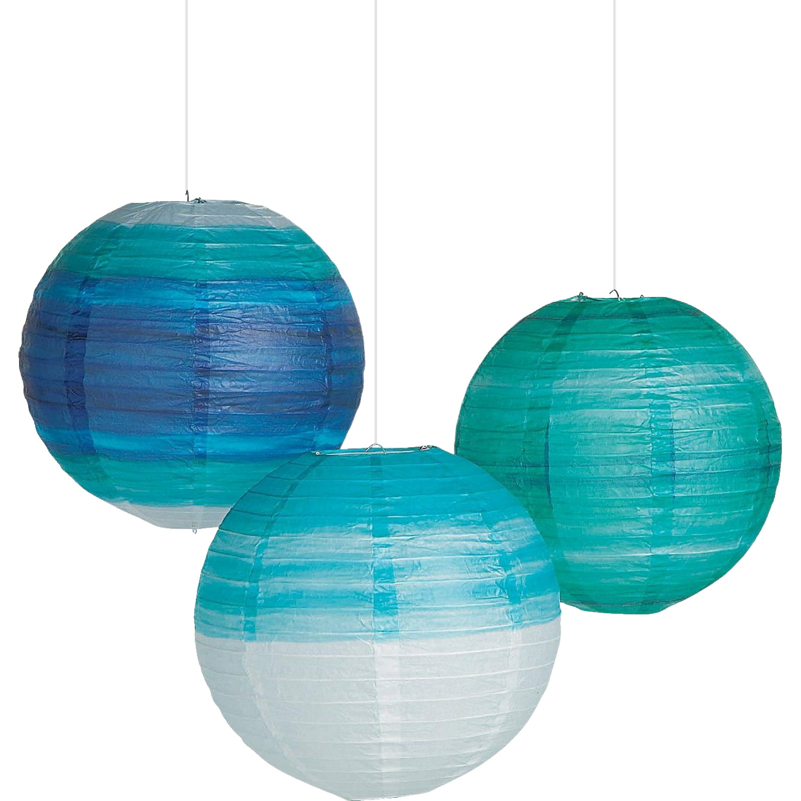 Coastal Seaside Paper Lanterns (Pack of 6)