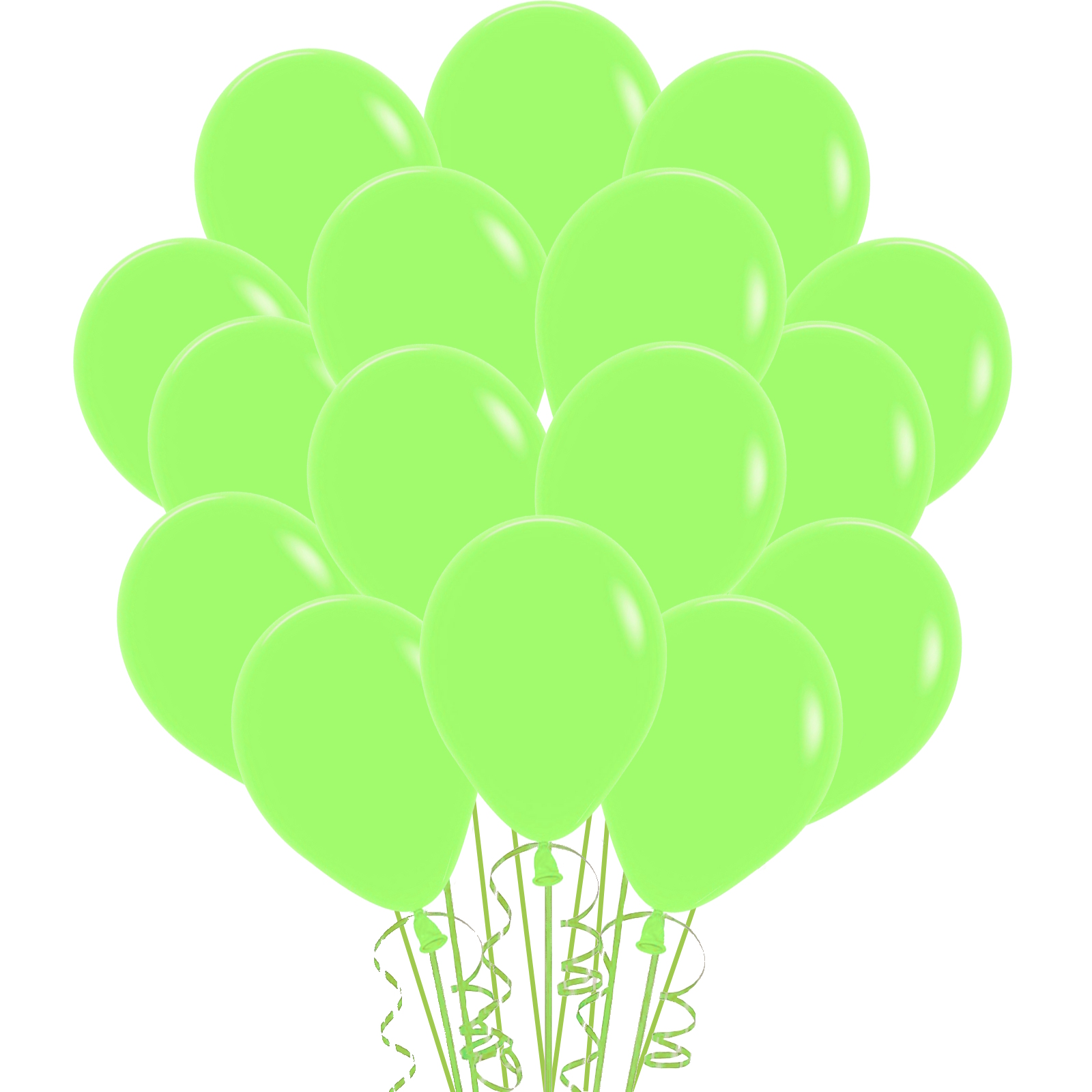 Sempertex Matte Lime Green Latex Small 12cm Balloons (Pack of 20) 