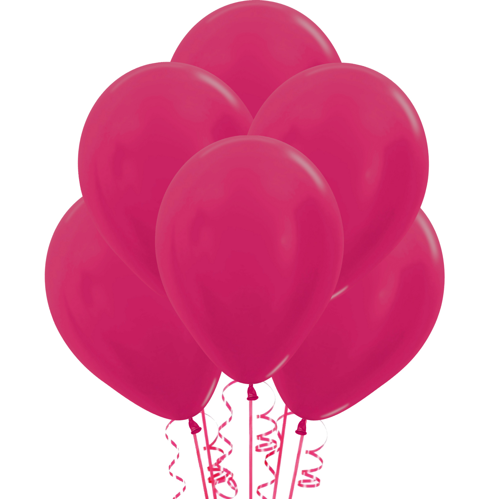 Fuchsia Shimmer Balloons 30cm (Pack of 18) 