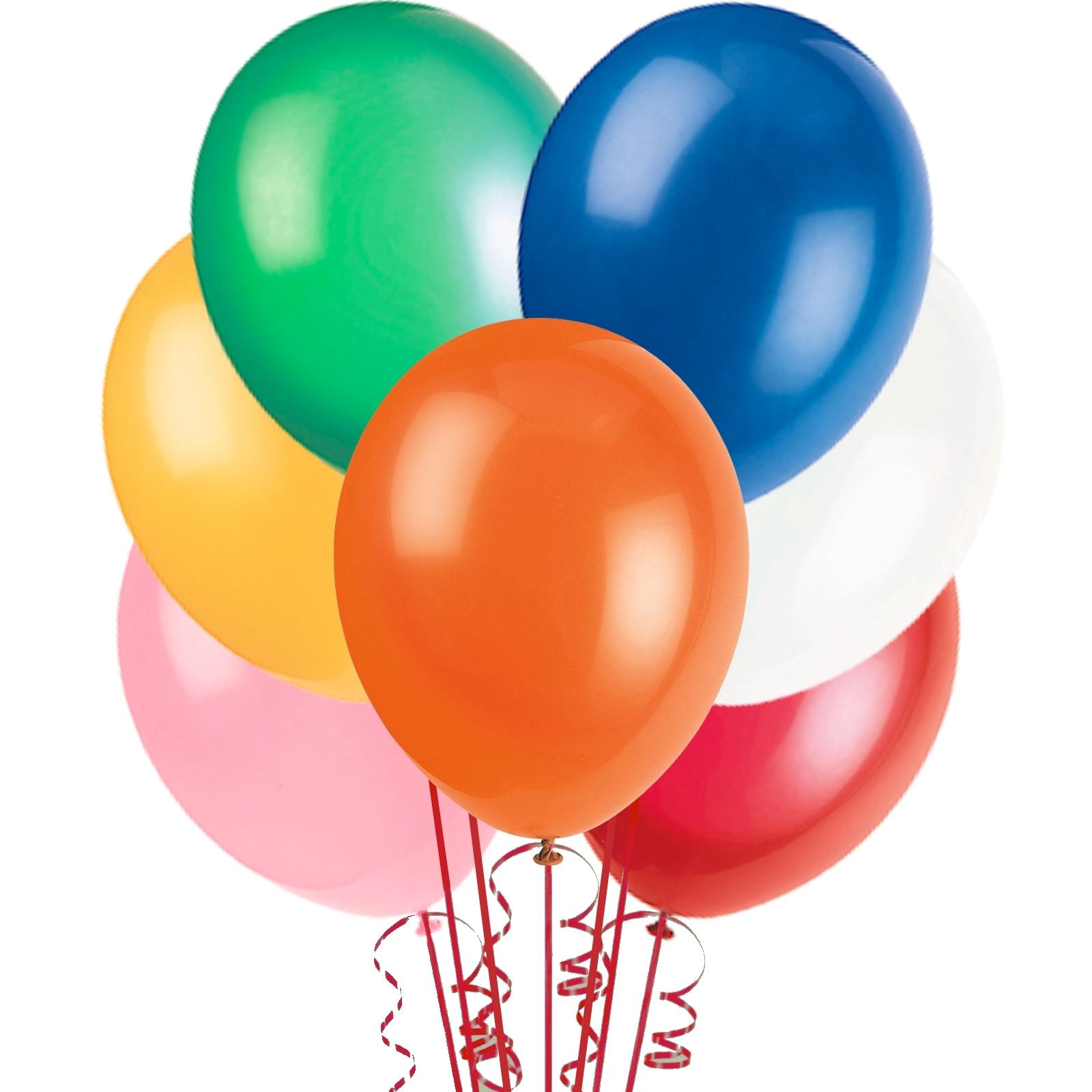 Assorted Latex Balloons Spring Colours 30cm Round (Pack of 50)