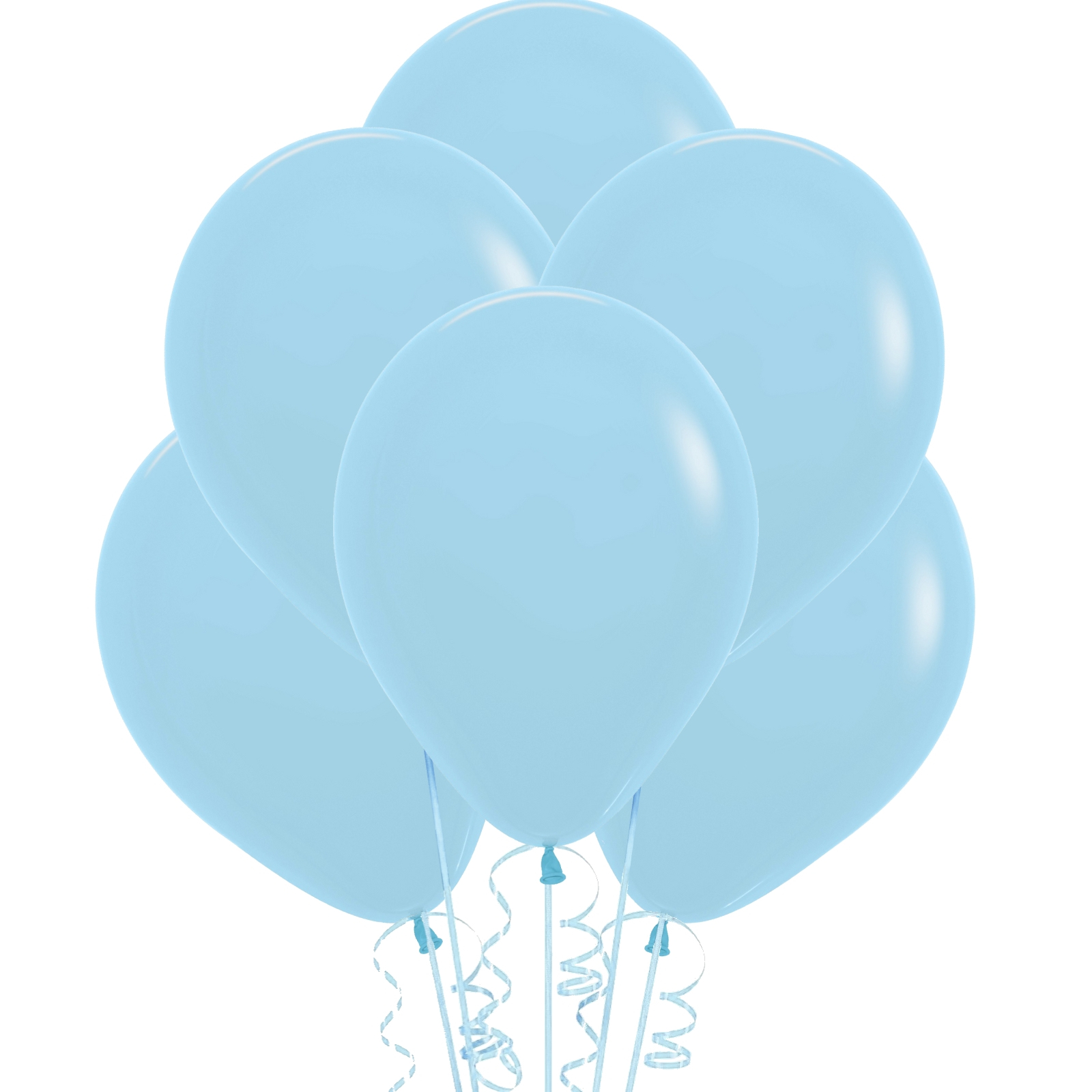 Sempertex Pastel Matte Blue Latex 30cm Balloons (Pack of 25)