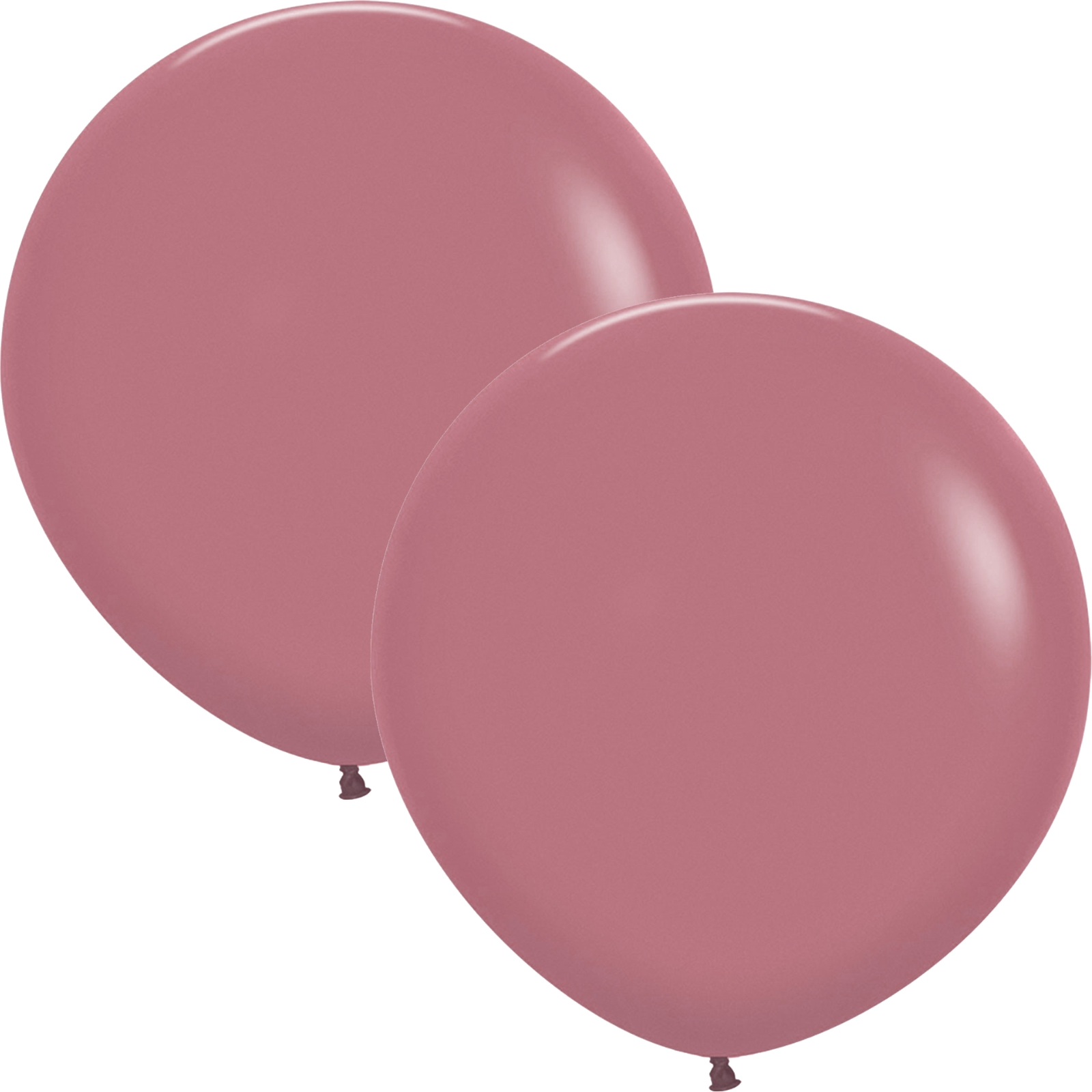 Five Star Jumbo 60cm Matte Rosewood Balloon Round (Pack of 2)