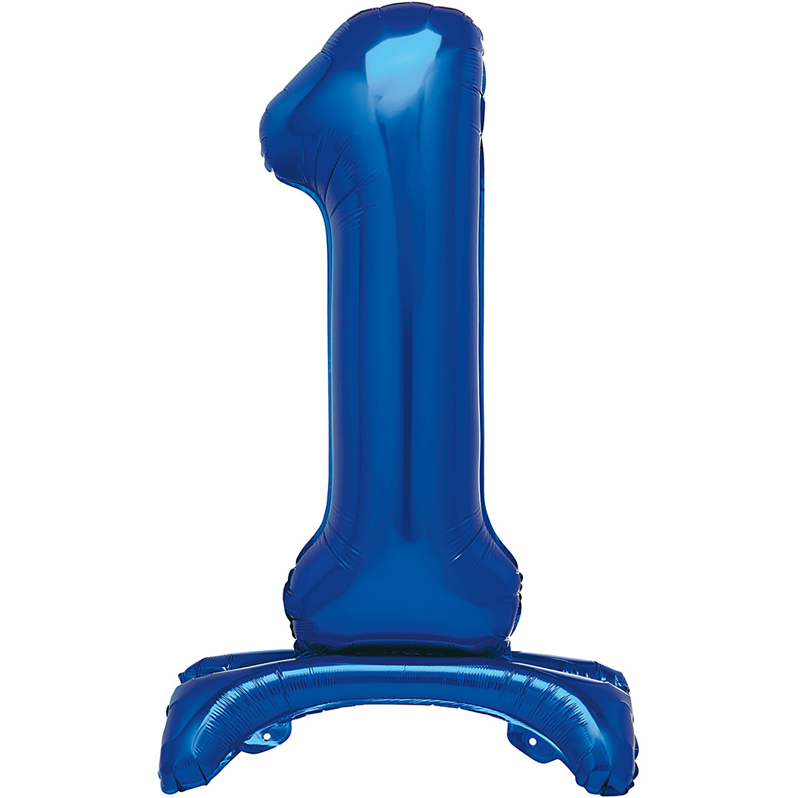 Blue Number 1 Stand Up Air Fill Balloon 76cm