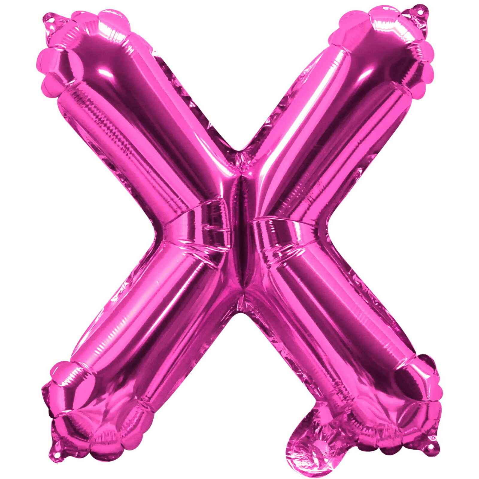 Pink Letter X Foil Air Fill Balloon 35cm
