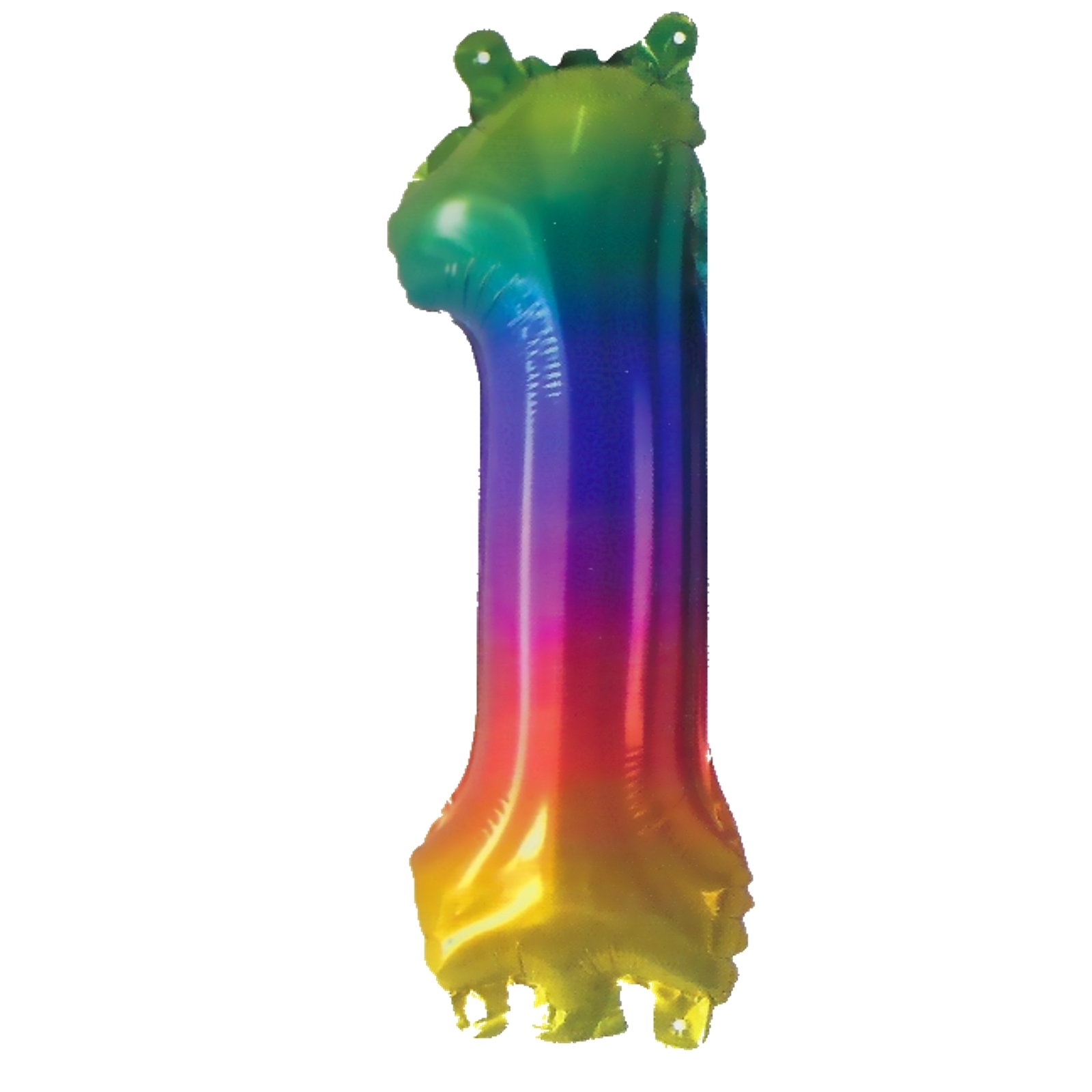 Rainbow Number 1 Balloon 35cm