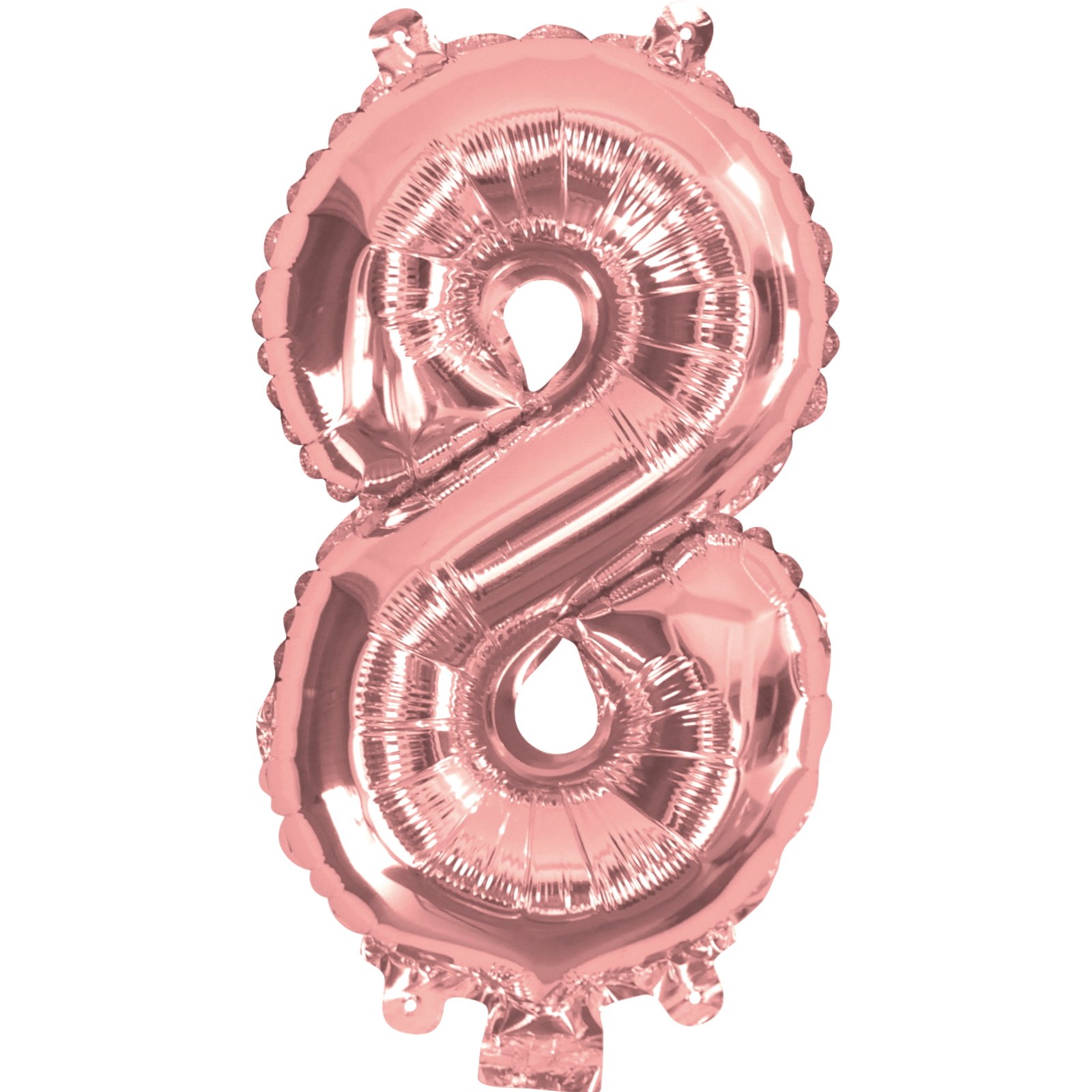 Rose Gold Number 8 Balloon 35cm