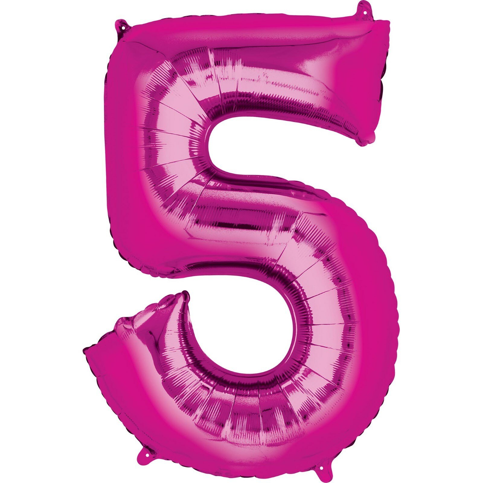 Hot Pink Foil 5 Balloon 86cm