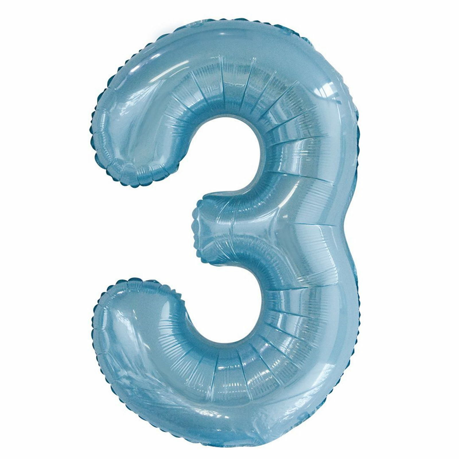 Light Blue Foil 3 Balloon 86cm