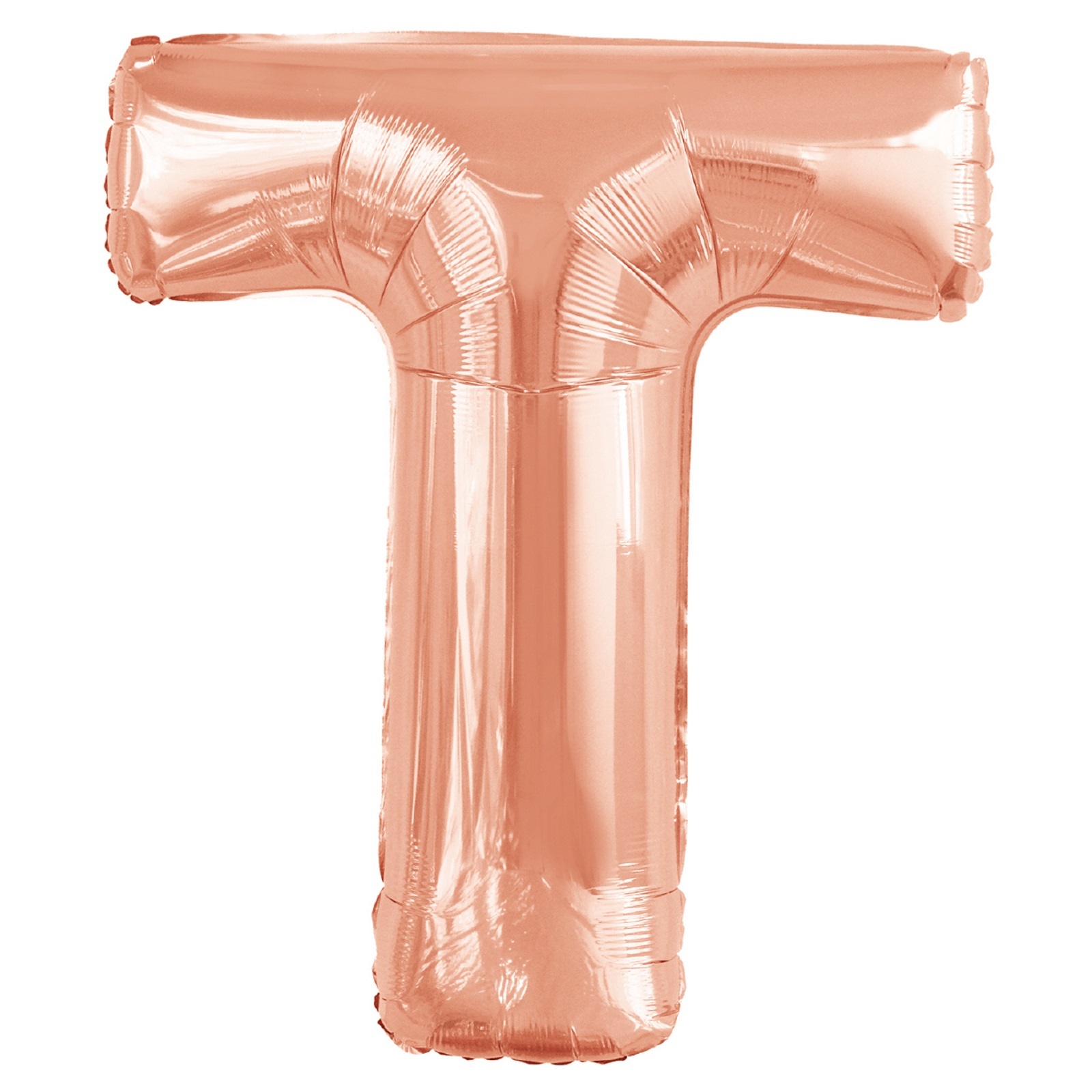 Rose Gold Foil T Balloon 86cm