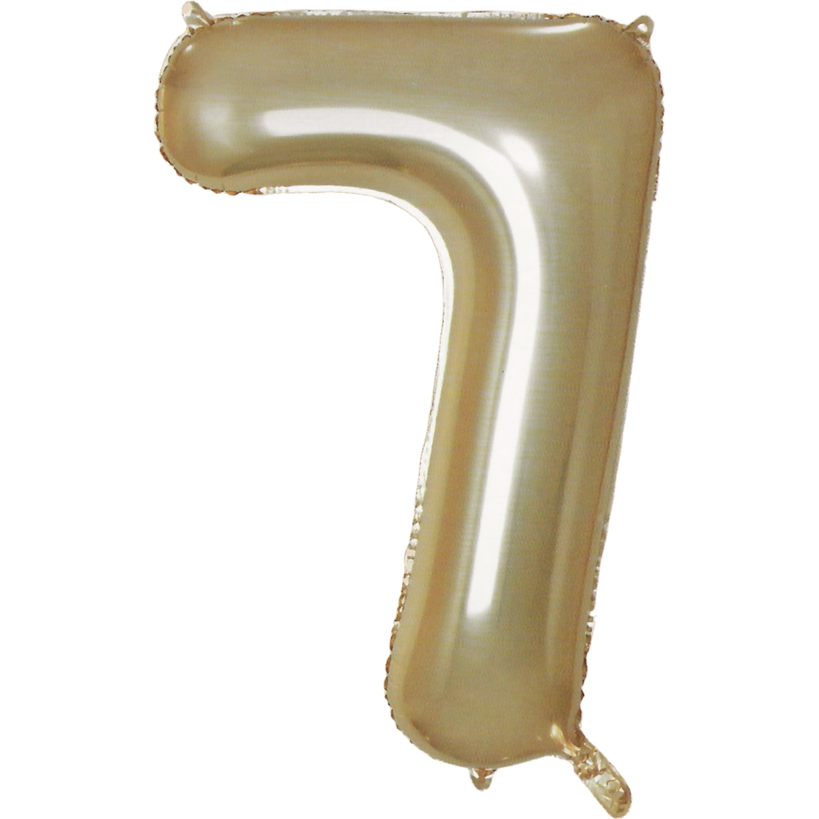 Champagne Gold Foil Number 7 Balloon 86cm