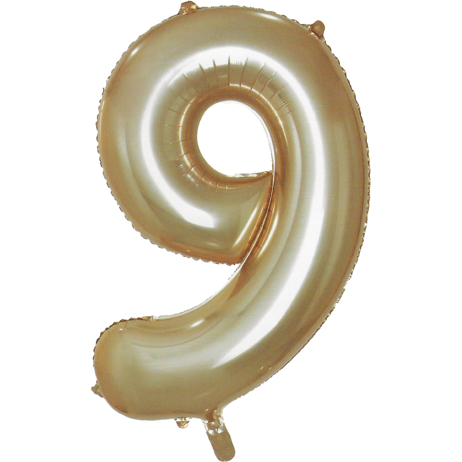 Champagne Gold Foil Number 9 Balloon 86cm